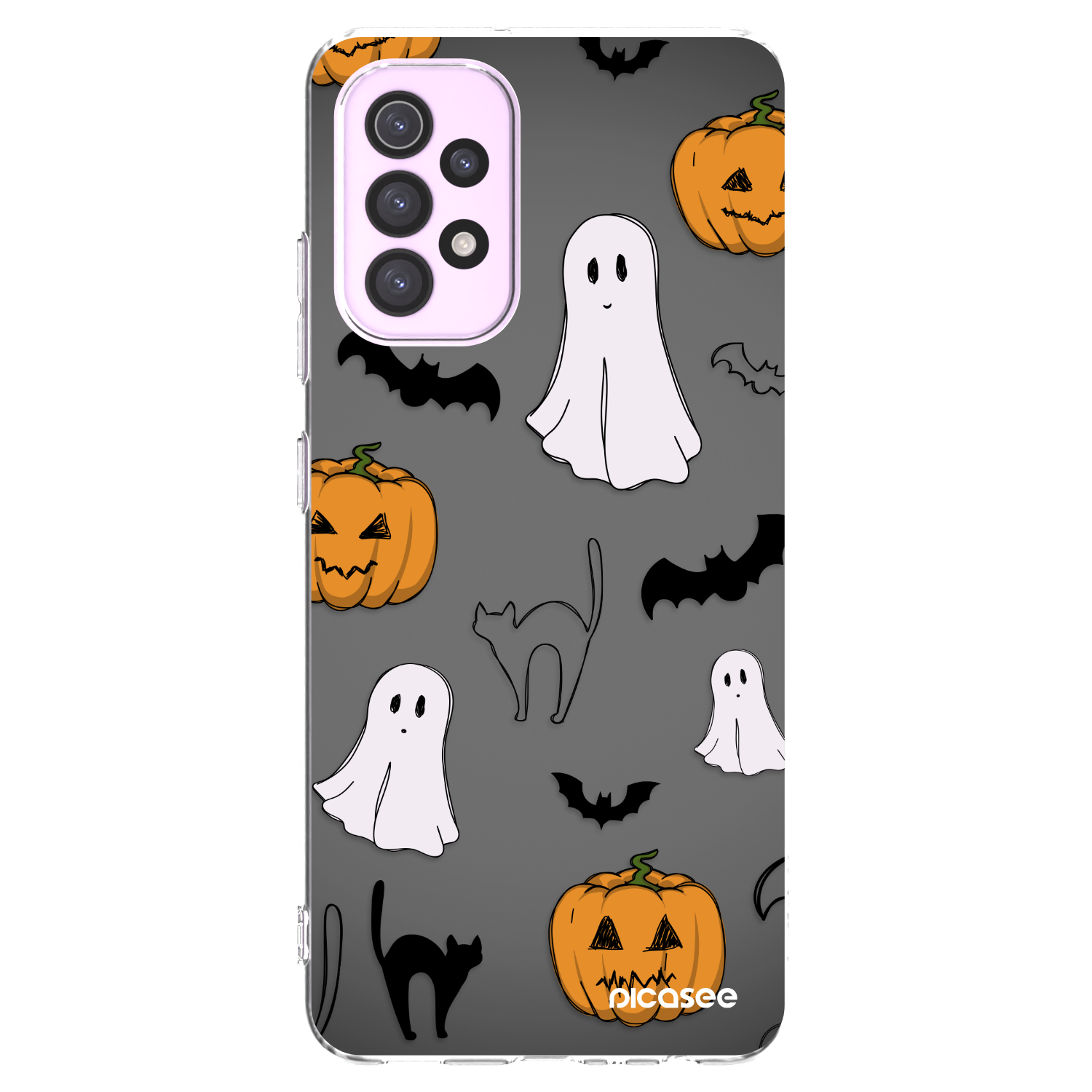 Picasee silikonska prozirna maskica za Samsung Galaxy A32 5G A326B - Spooky crew