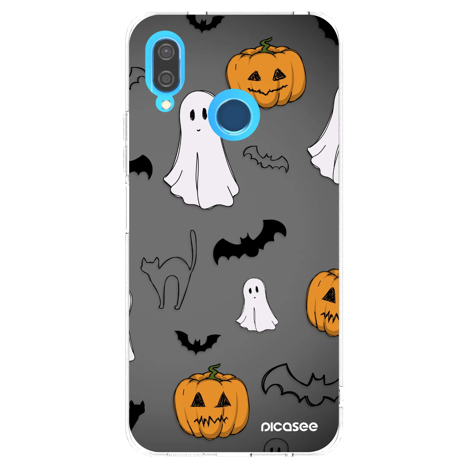 Picasee silikonska prozirna maskica za Huawei P20 Lite - Spooky crew