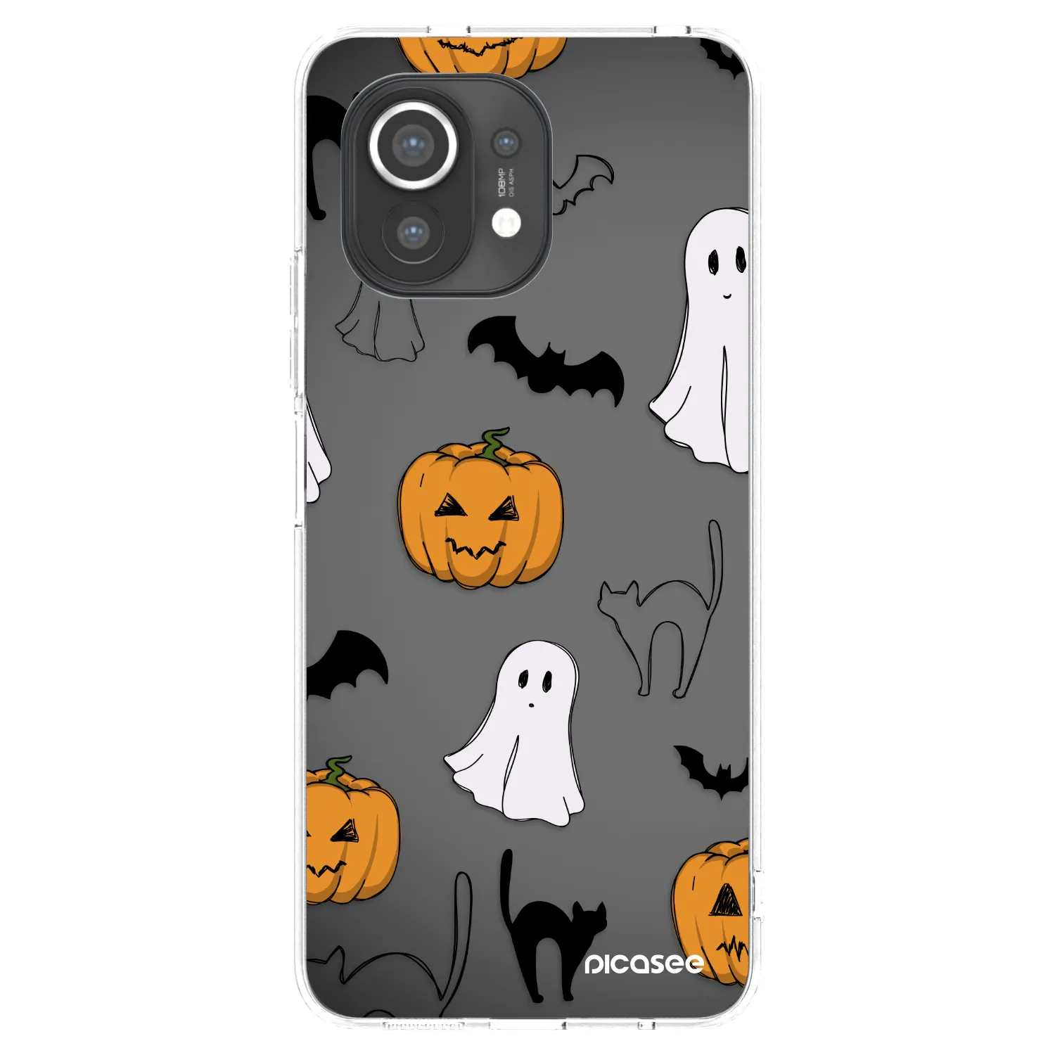 Picasee silikonska prozirna maskica za Xiaomi Mi 11 - Spooky crew