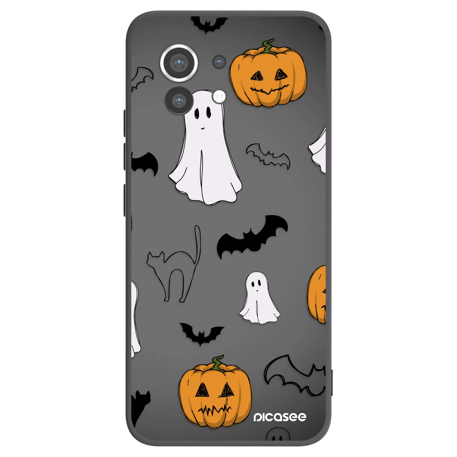 Picasee crna silikonska maskica za Xiaomi Mi 11 - Spooky crew
