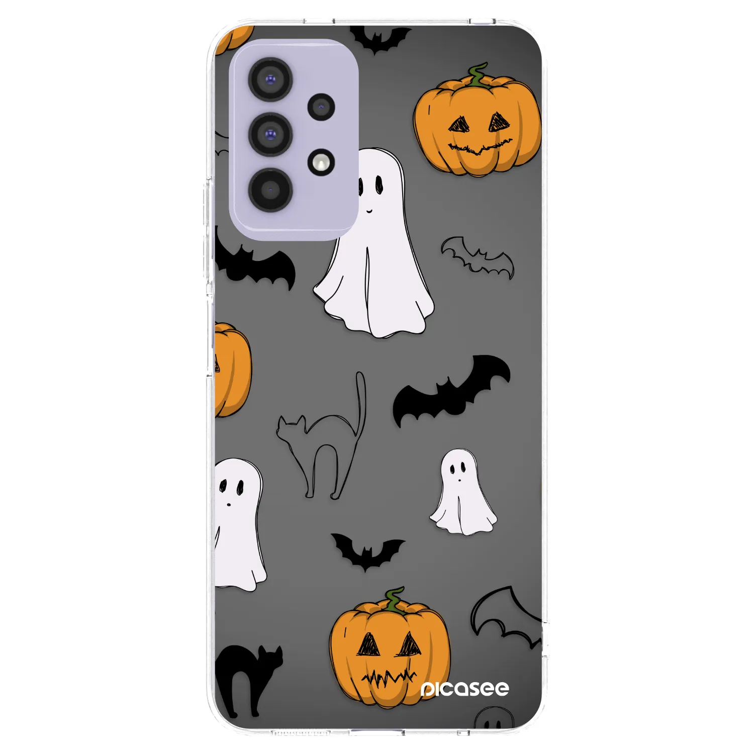 Picasee silikonska prozirna maskica za Samsung Galaxy A32 4G SM-A325F - Spooky crew