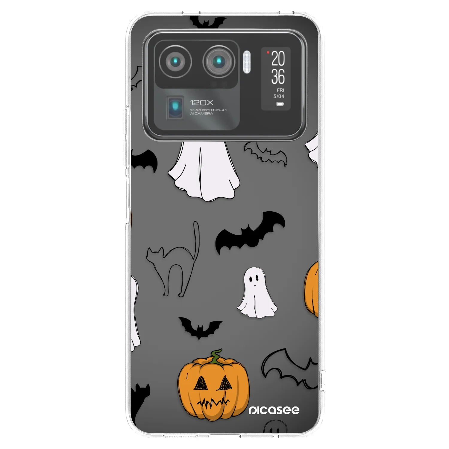 Picasee silikonska prozirna maskica za Xiaomi Mi 11 Ultra - Spooky crew