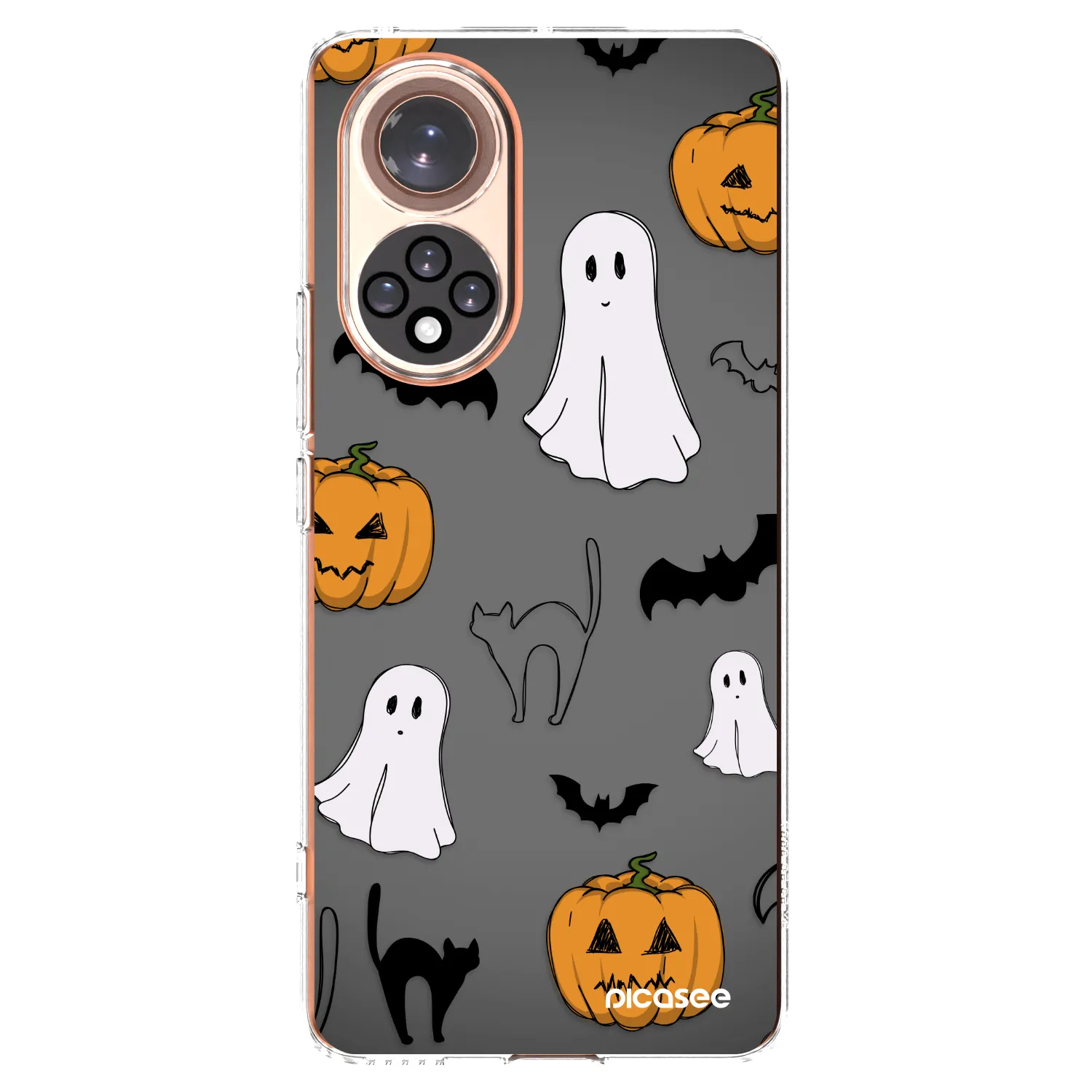 Picasee silikonska prozirna maskica za Huawei Nova 9 - Spooky crew