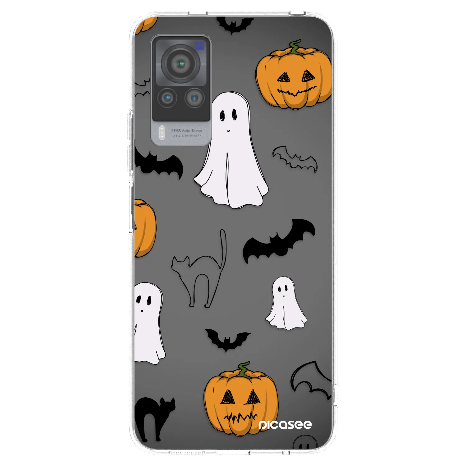 Picasee silikonska prozirna maskica za Vivo X60 Pro 5G - Spooky crew