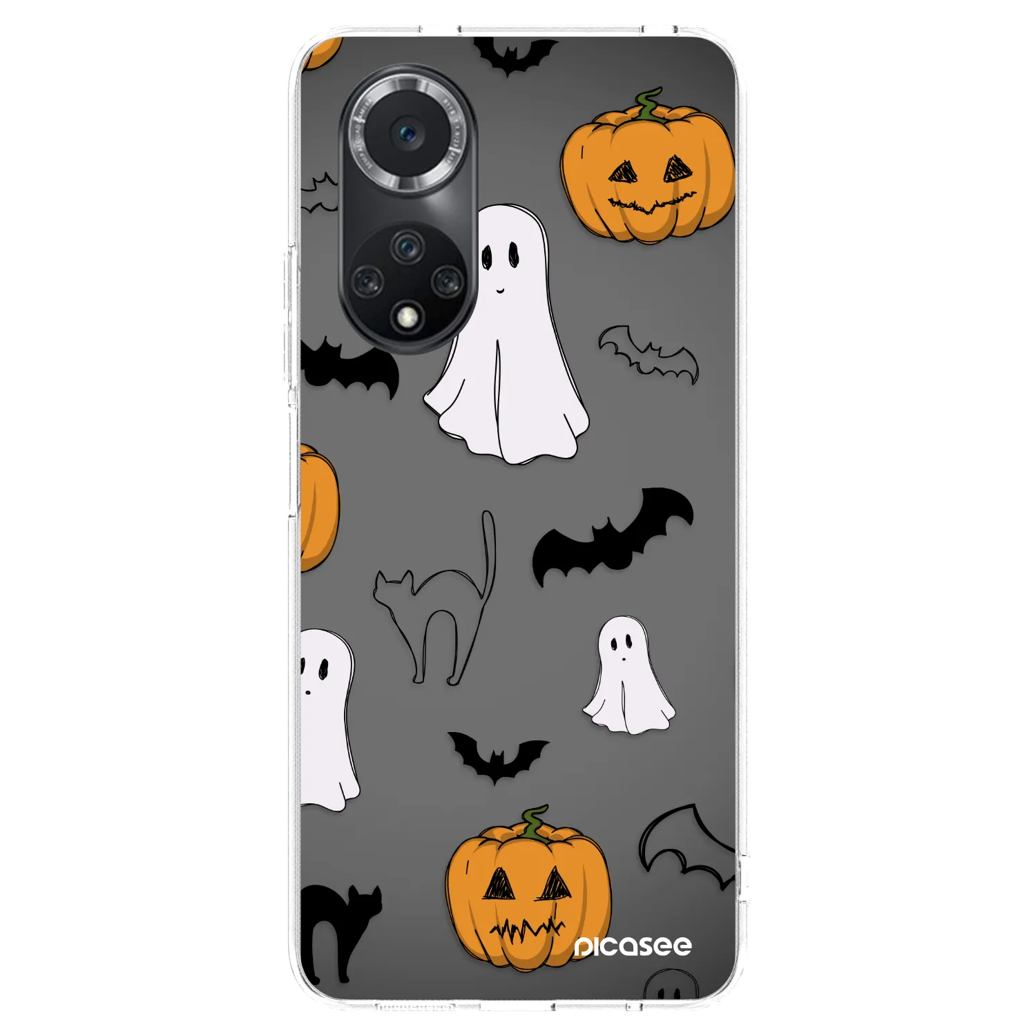 Picasee silikonska prozirna maskica za Huawei Nova 9 SE - Spooky crew