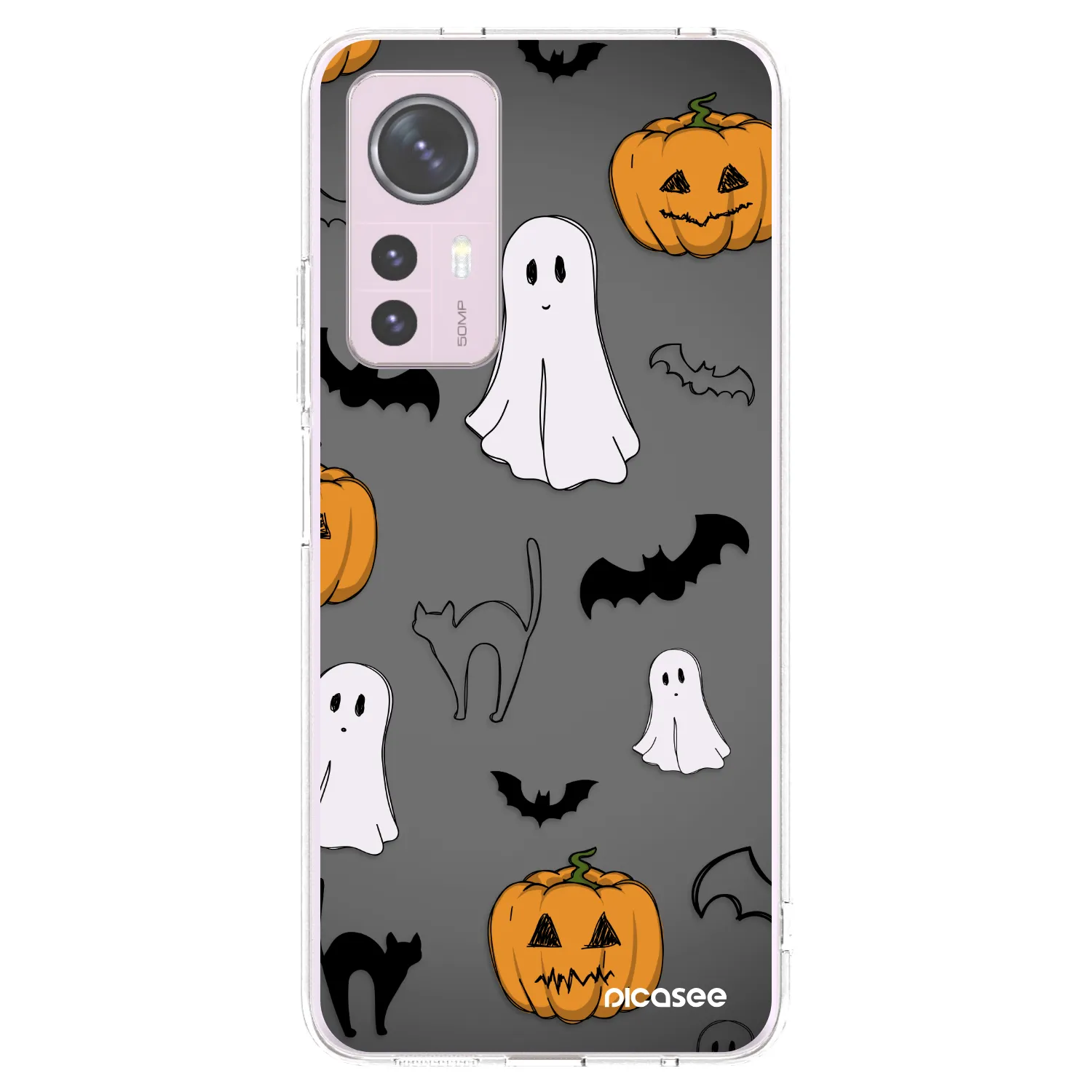 Picasee silikonska prozirna maskica za Xiaomi 12 - Spooky crew
