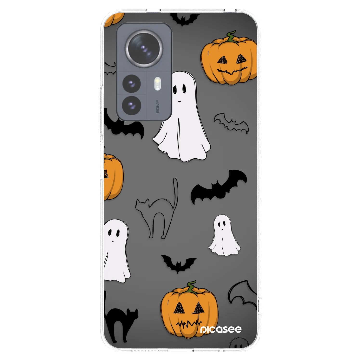 Picasee silikonska prozirna maskica za Xiaomi 12 Pro - Spooky crew