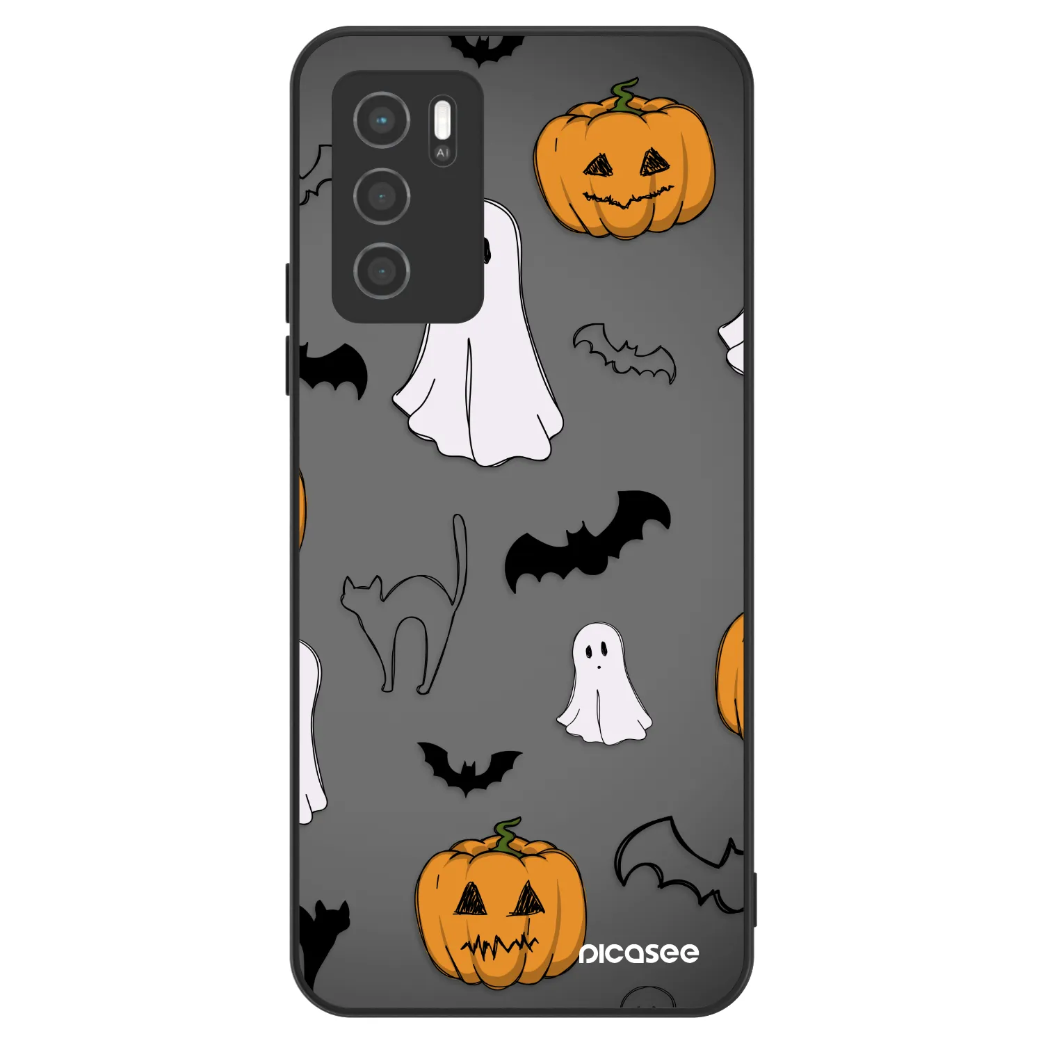 Picasee ULTIMATE CASE za OPPO A16 - Spooky crew