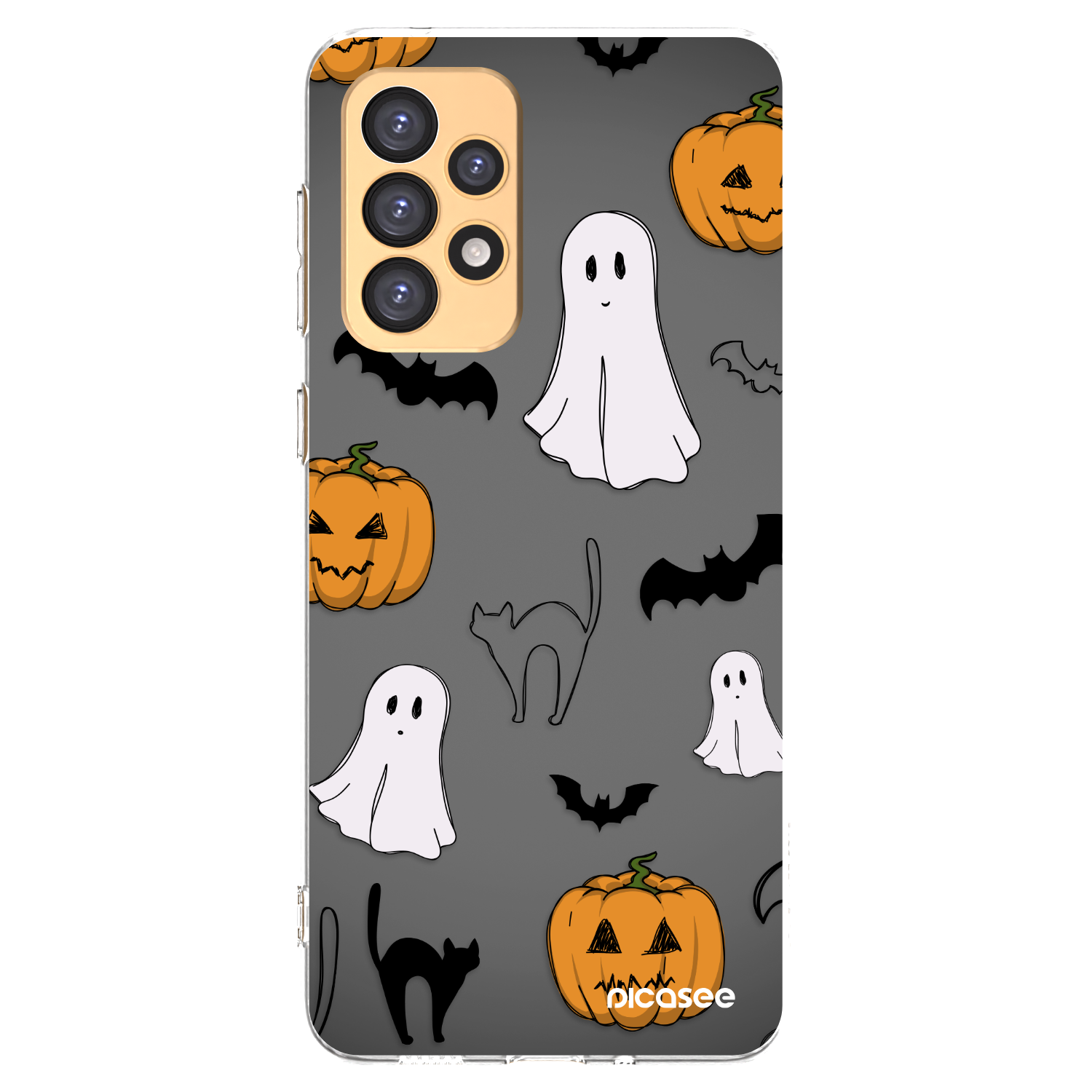 Picasee silikonska prozirna maskica za Samsung Galaxy A33 5G A336 - Spooky crew