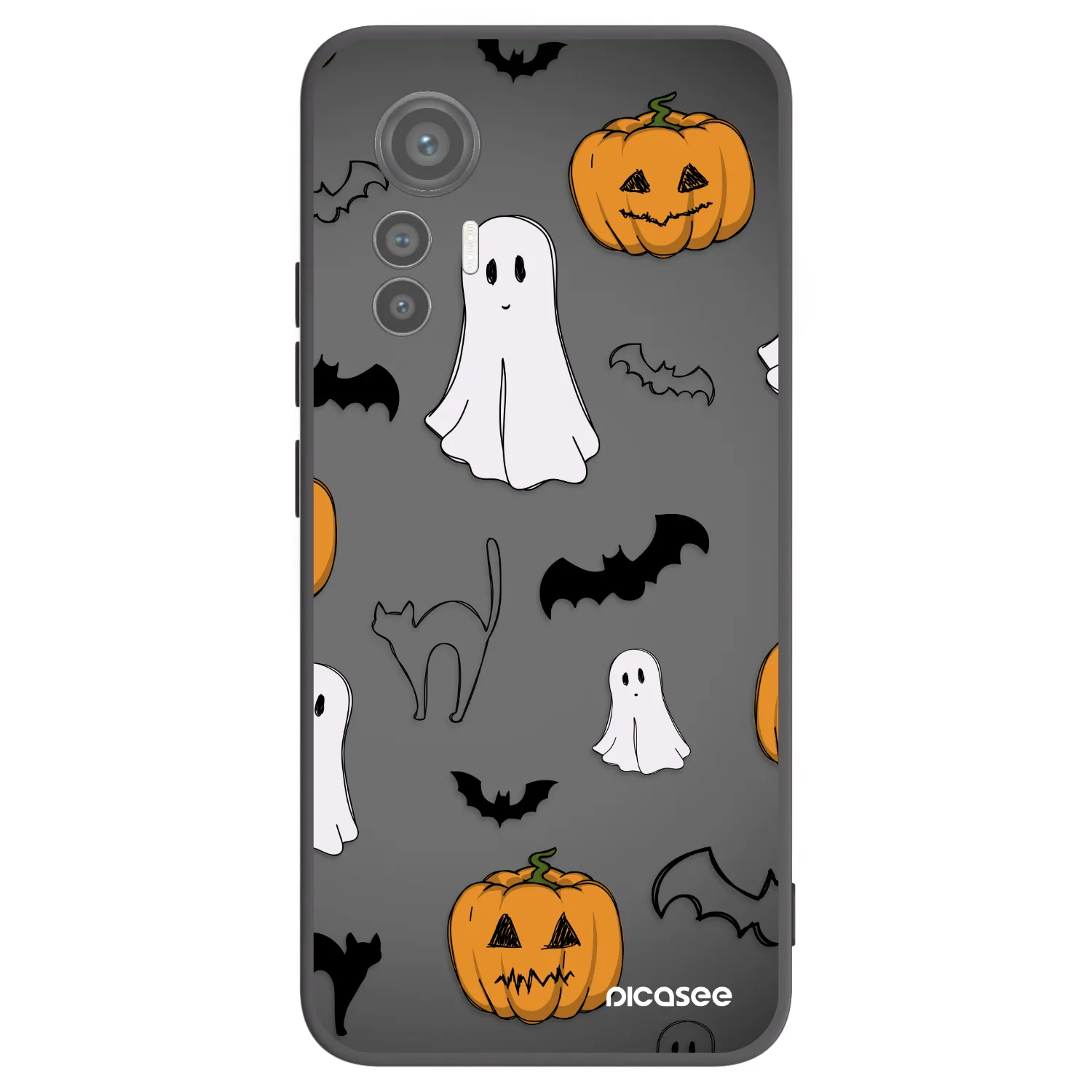 Picasee crna silikonska maskica za Xiaomi 12 Lite - Spooky crew