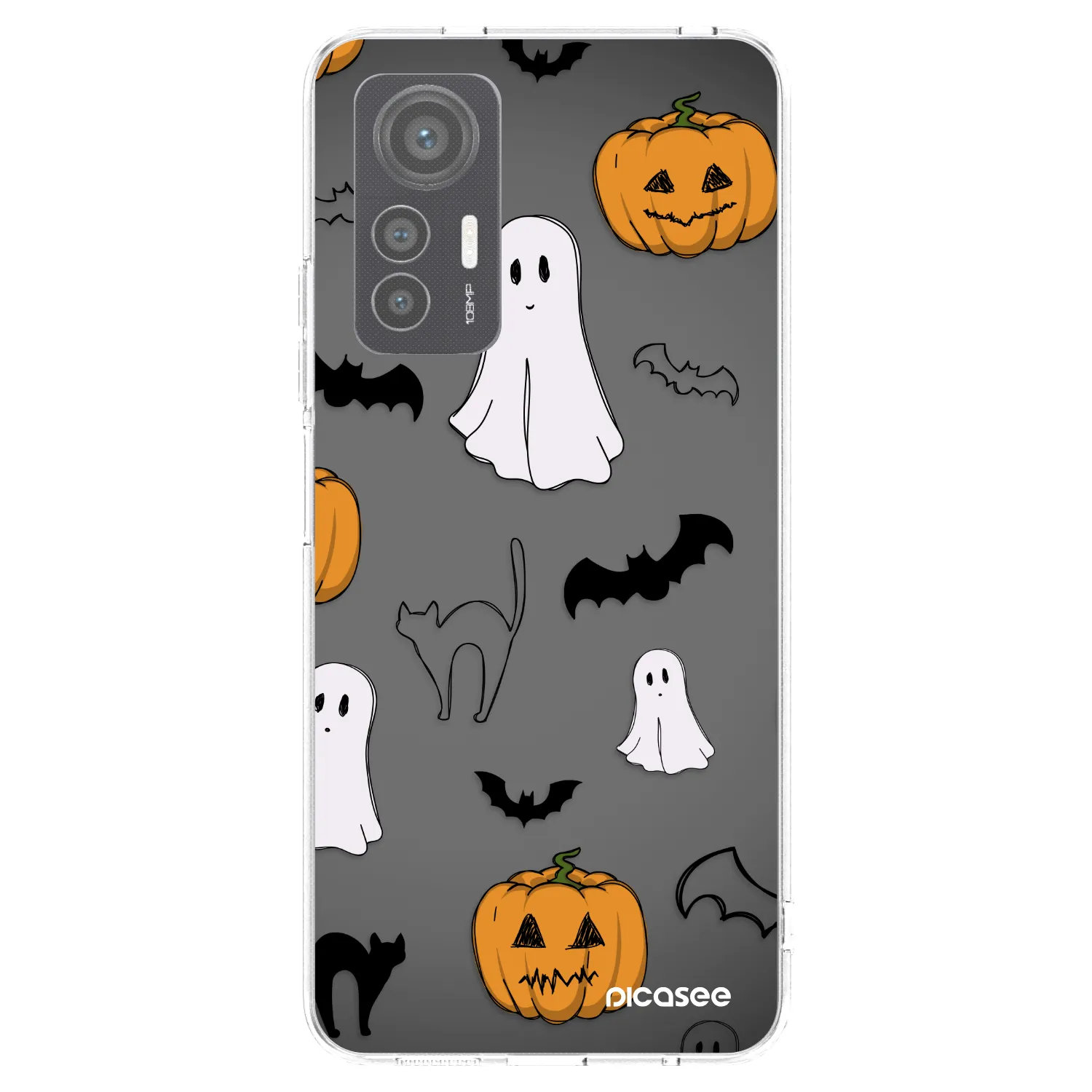 Picasee silikonska prozirna maskica za Xiaomi 12 Lite - Spooky crew