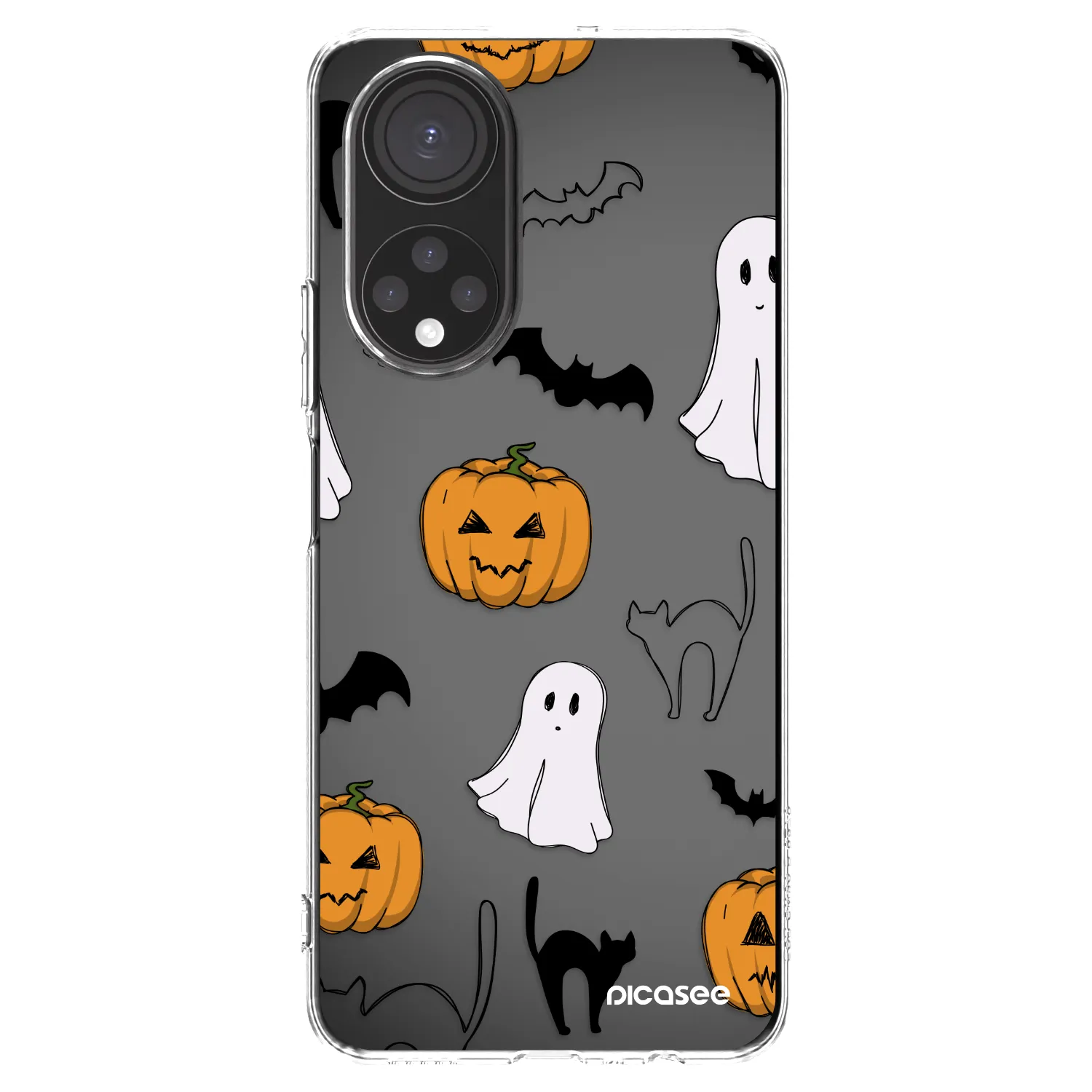 Picasee silikonska prozirna maskica za Honor X7 - Spooky crew
