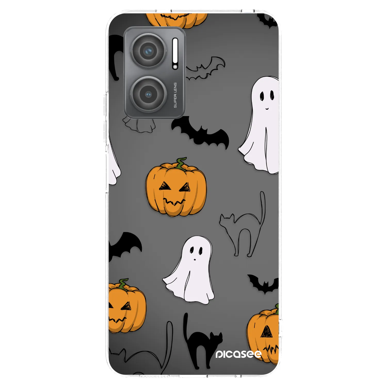 Picasee silikonska prozirna maskica za Xiaomi Redmi 10 5G - Spooky crew