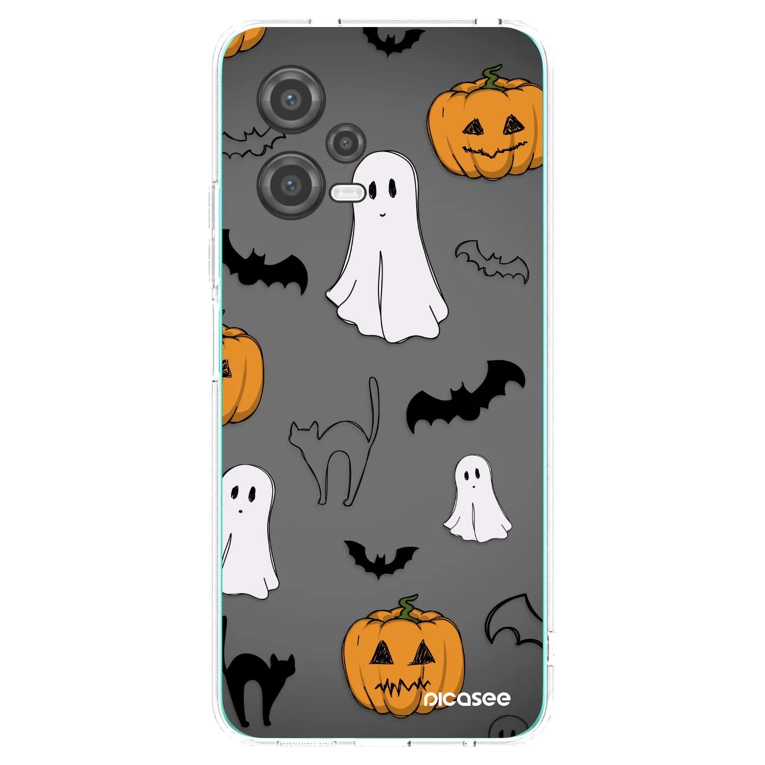 Picasee silikonska prozirna maskica za Xiaomi Poco X5 - Spooky crew