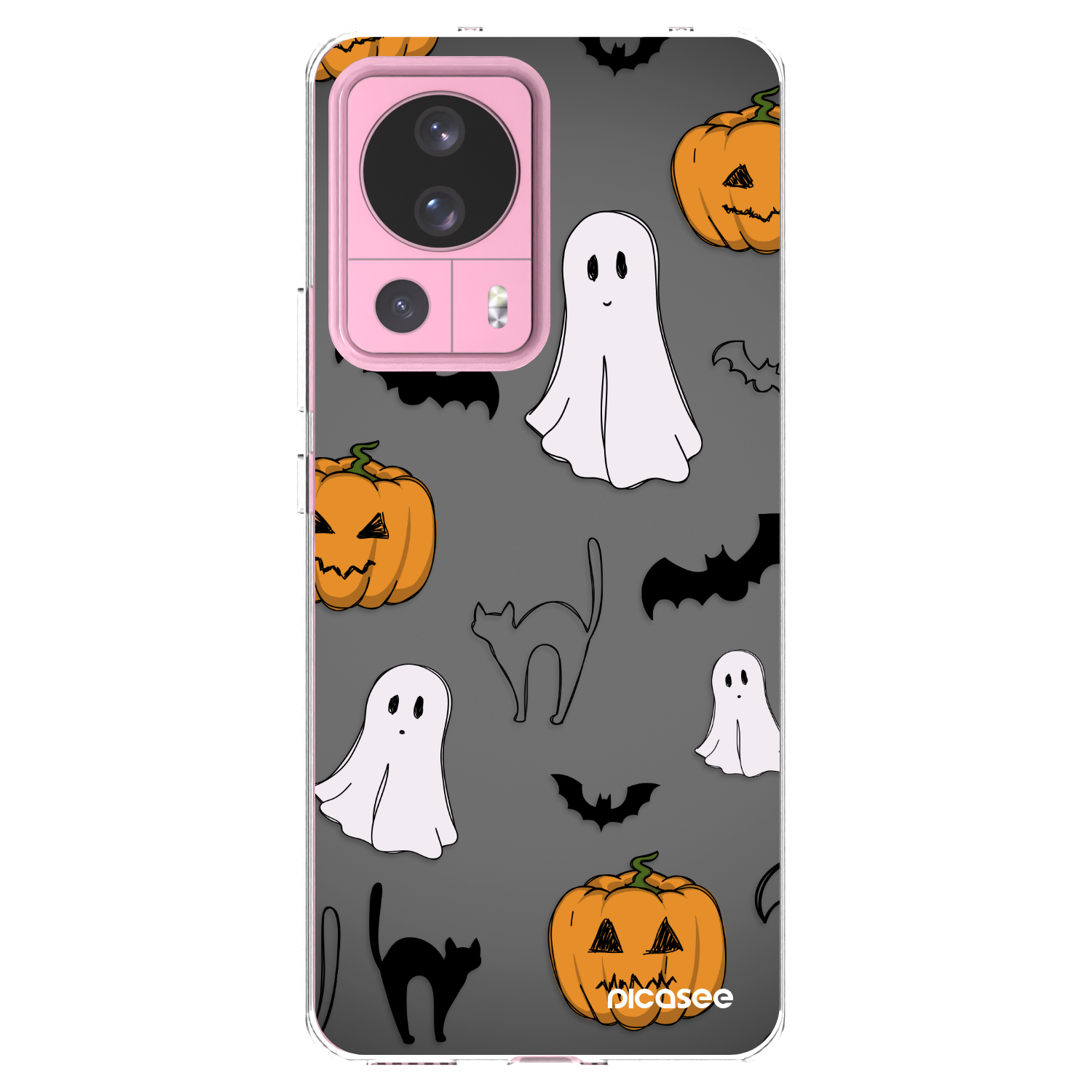 Picasee silikonska prozirna maskica za Xiaomi 13 Lite - Spooky crew