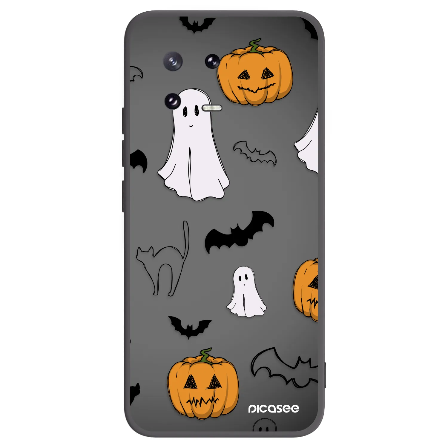Picasee crna silikonska maskica za Xiaomi 13 Pro - Spooky crew