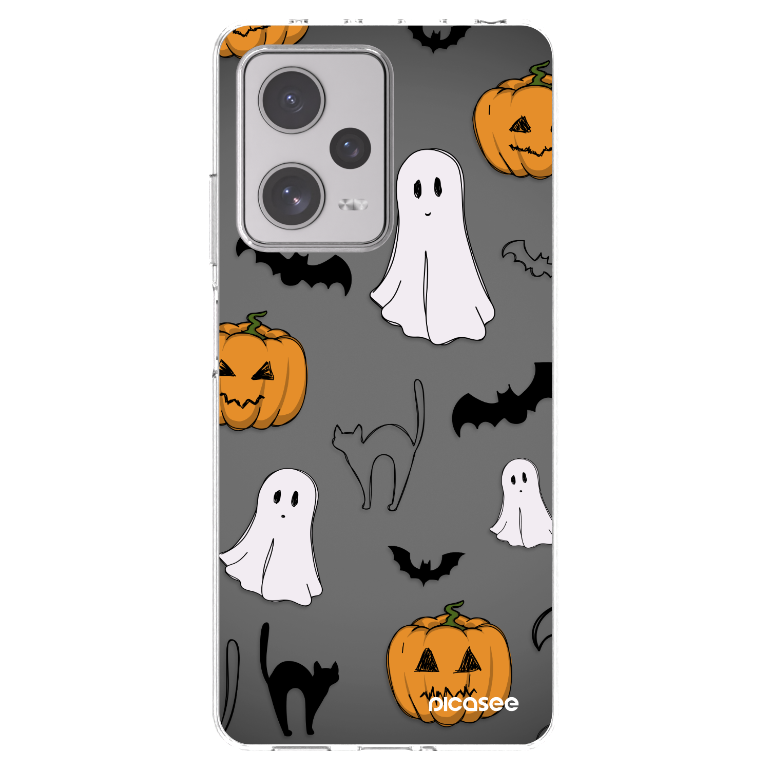 Picasee silikonska prozirna maskica za Xiaomi Redmi Note 12 Pro+ 5G - Spooky crew