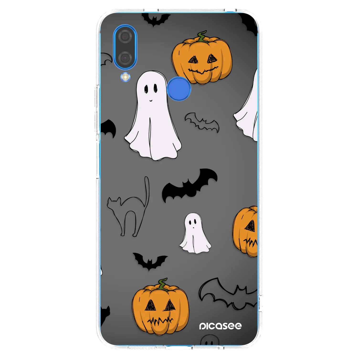 Picasee silikonska prozirna maskica za Huawei Nova 3 - Spooky crew