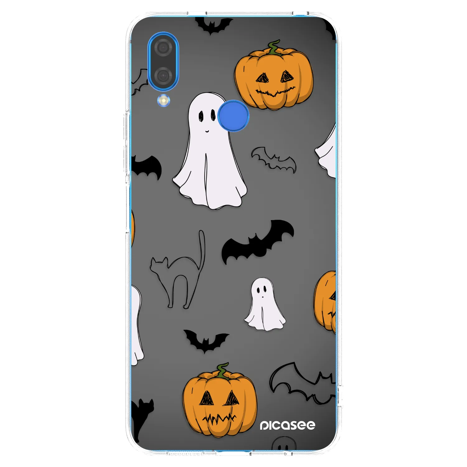 Picasee silikonska prozirna maskica za Huawei Nova 3i - Spooky crew