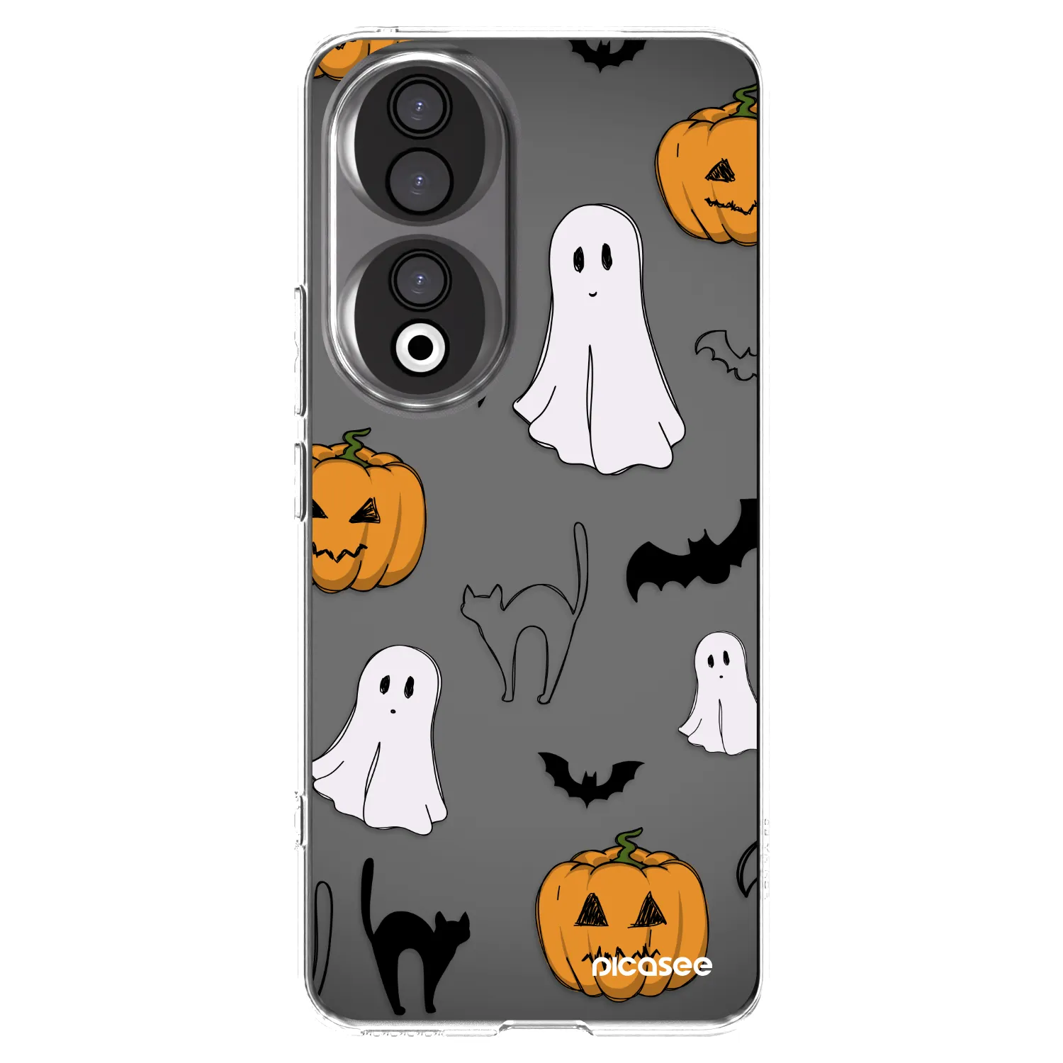 Picasee silikonska prozirna maskica za Honor 90 5G - Spooky crew