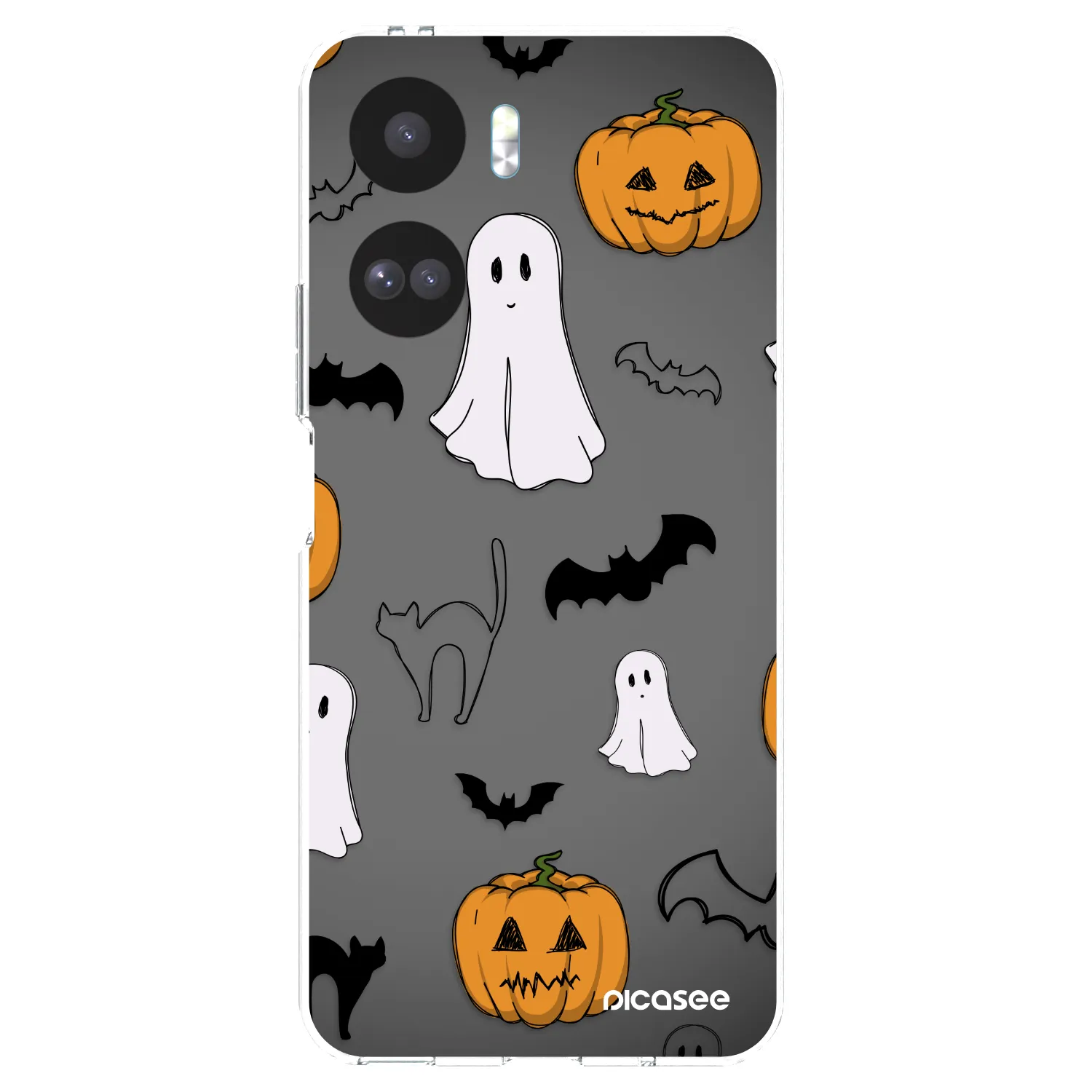 Picasee silikonska prozirna maskica za Honor 90 Lite 5G - Spooky crew