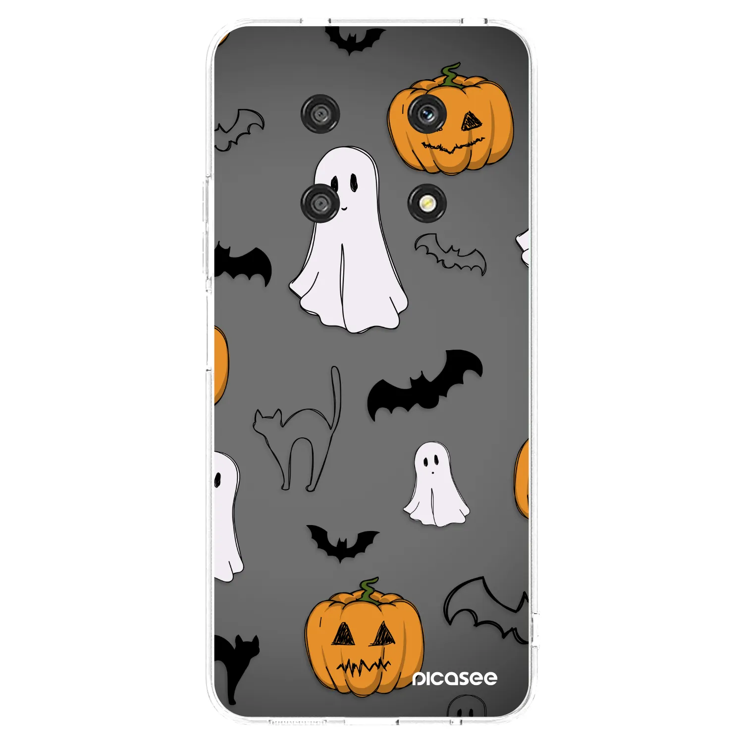 Picasee silikonska prozirna maskica za Honor Magic4 Lite 5G - Spooky crew