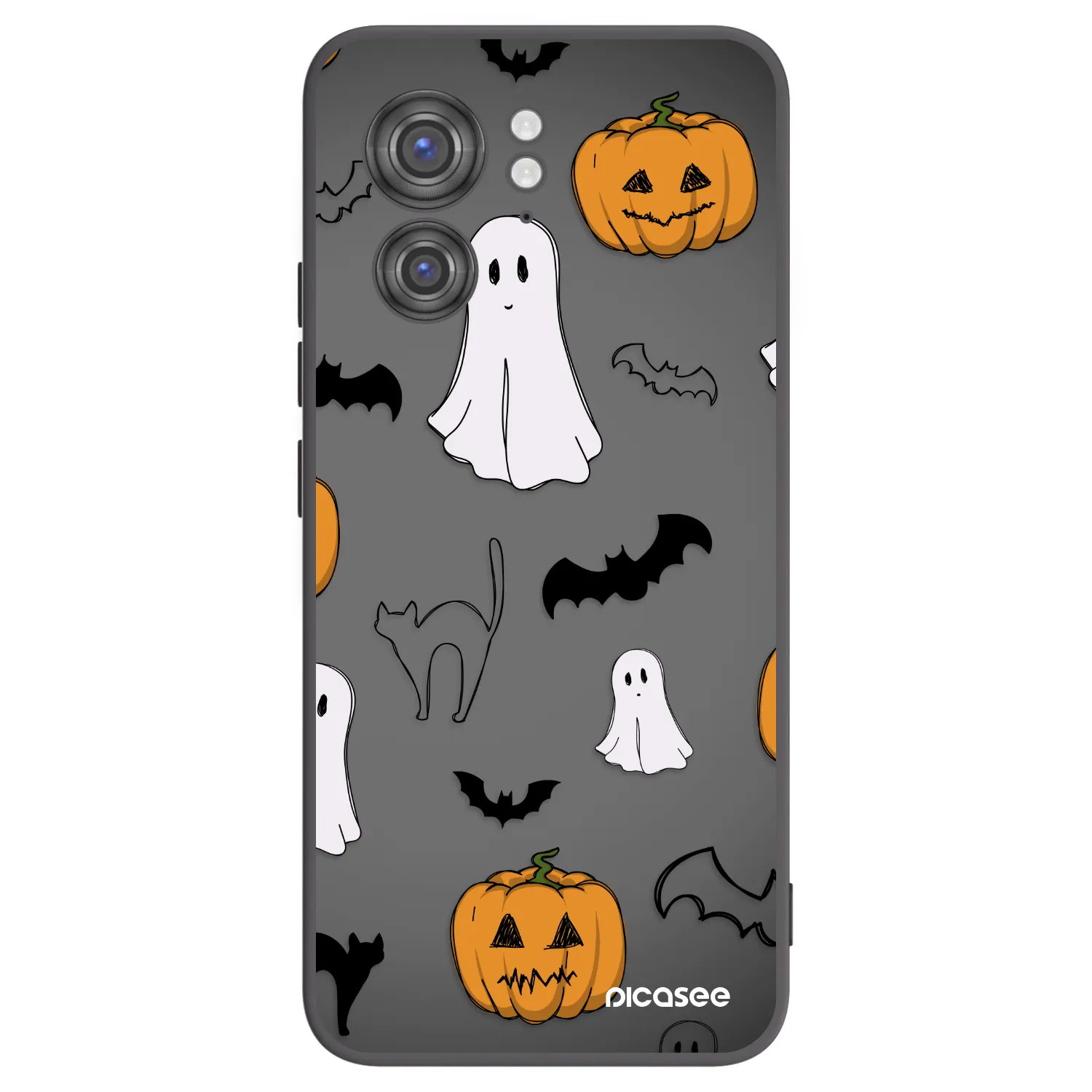 Picasee crna silikonska maskica za Motorola Edge 40 - Spooky crew