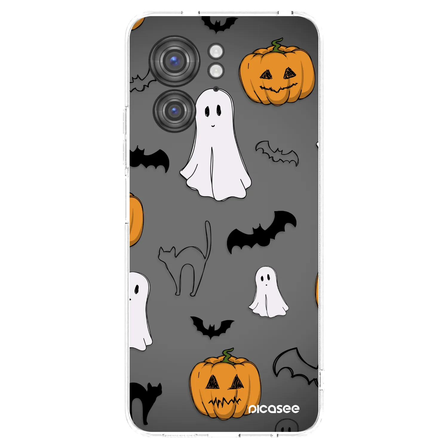 Picasee silikonska prozirna maskica za Motorola Edge 40 - Spooky crew
