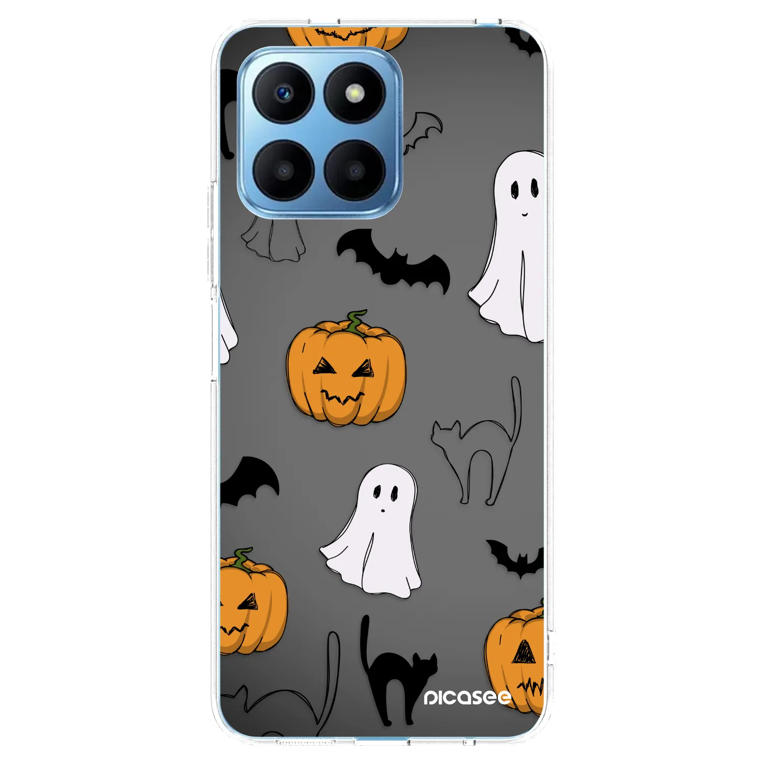 Picasee silikonska prozirna maskica za Honor 70 Lite - Spooky crew