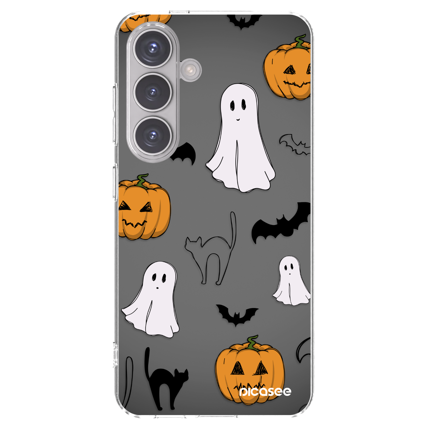 Picasee silikonska prozirna maskica za Samsung Galaxy S24 S921B 5G - Spooky crew