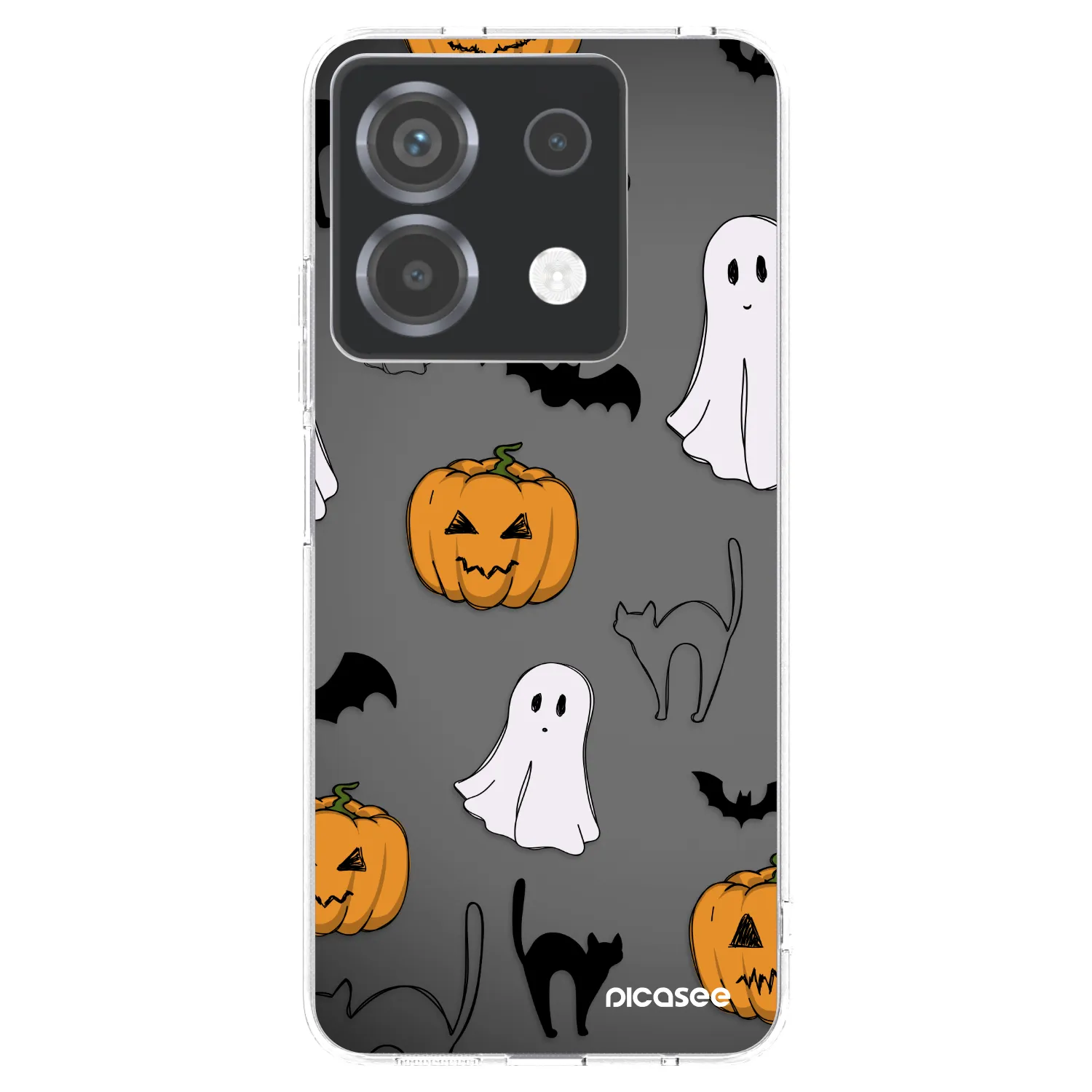 Picasee silikonska prozirna maskica za Xiaomi Poco X6 - Spooky crew