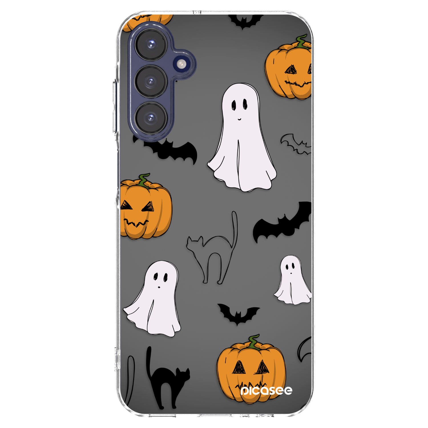 Picasee silikonska prozirna maskica za Samsung Galaxy A15 A155F 4G - Spooky crew
