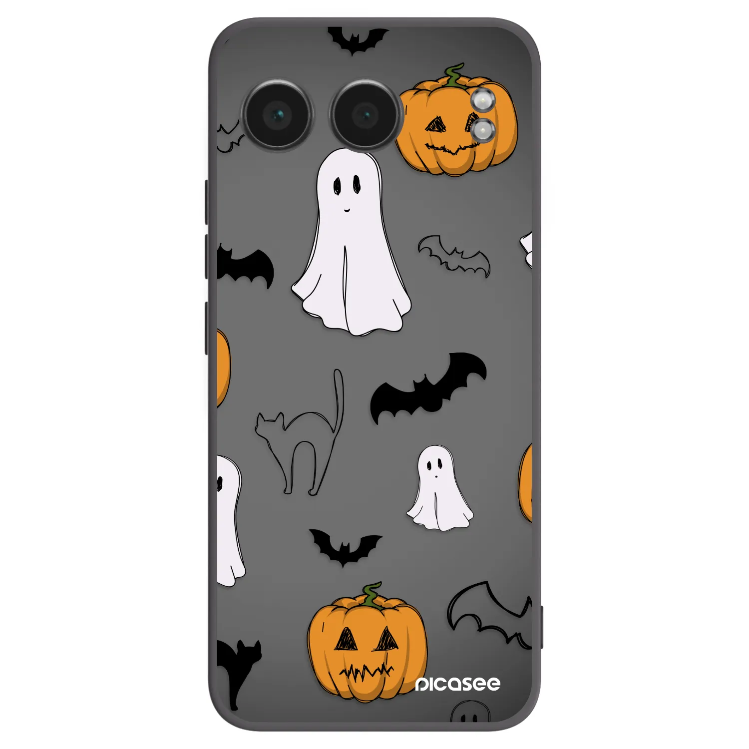 Picasee crna silikonska maskica za OnePlus Nord 4 - Spooky crew