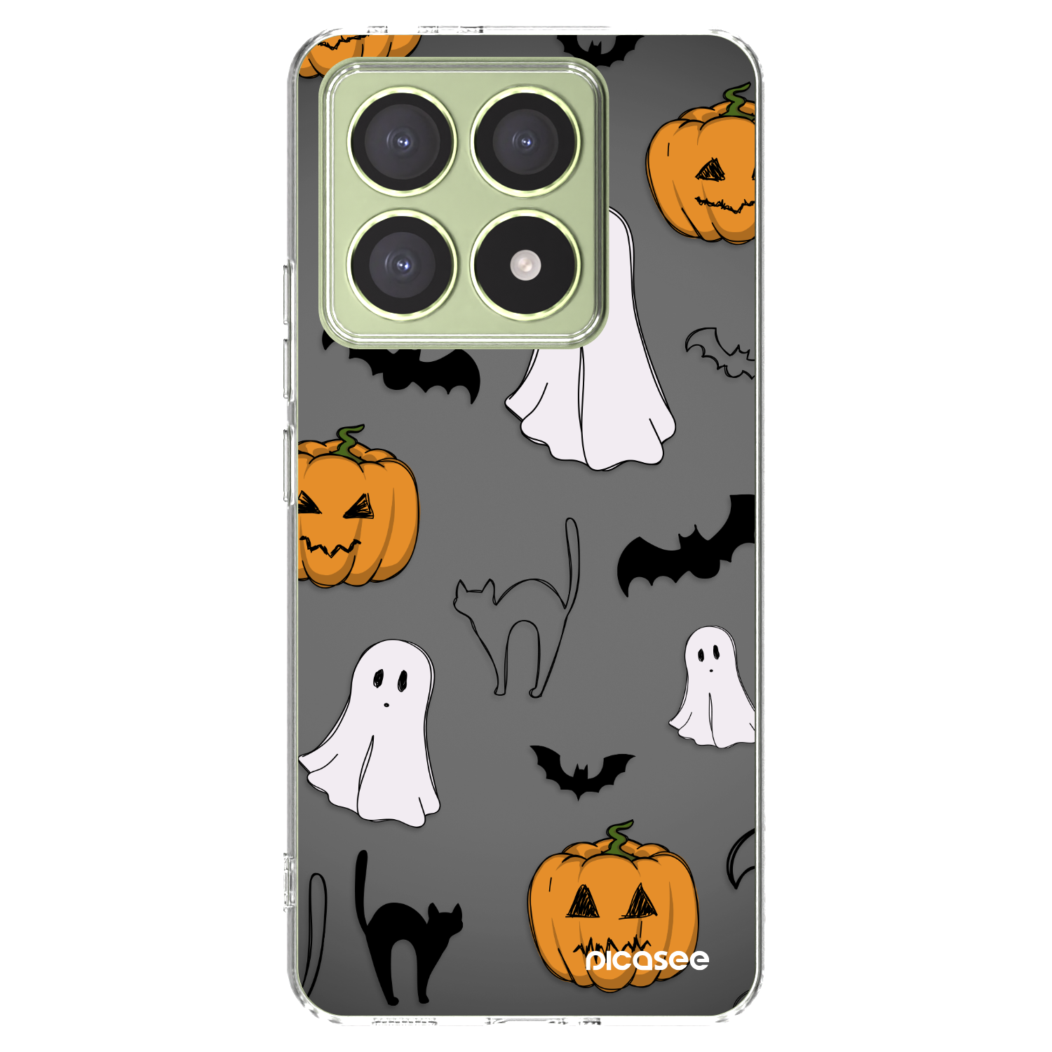 Picasee silikonska prozirna maskica za Xiaomi 14T - Spooky crew