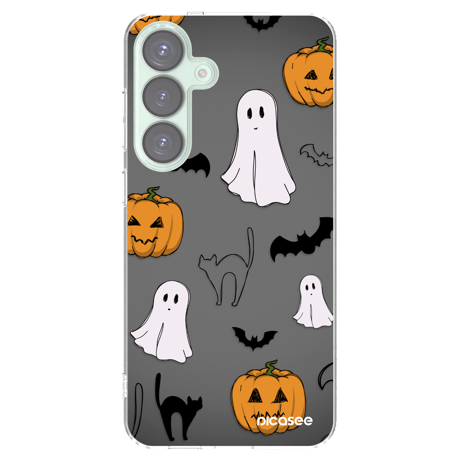 Picasee silikonska prozirna maskica za Samsung Galaxy S25+ 5G - Spooky crew