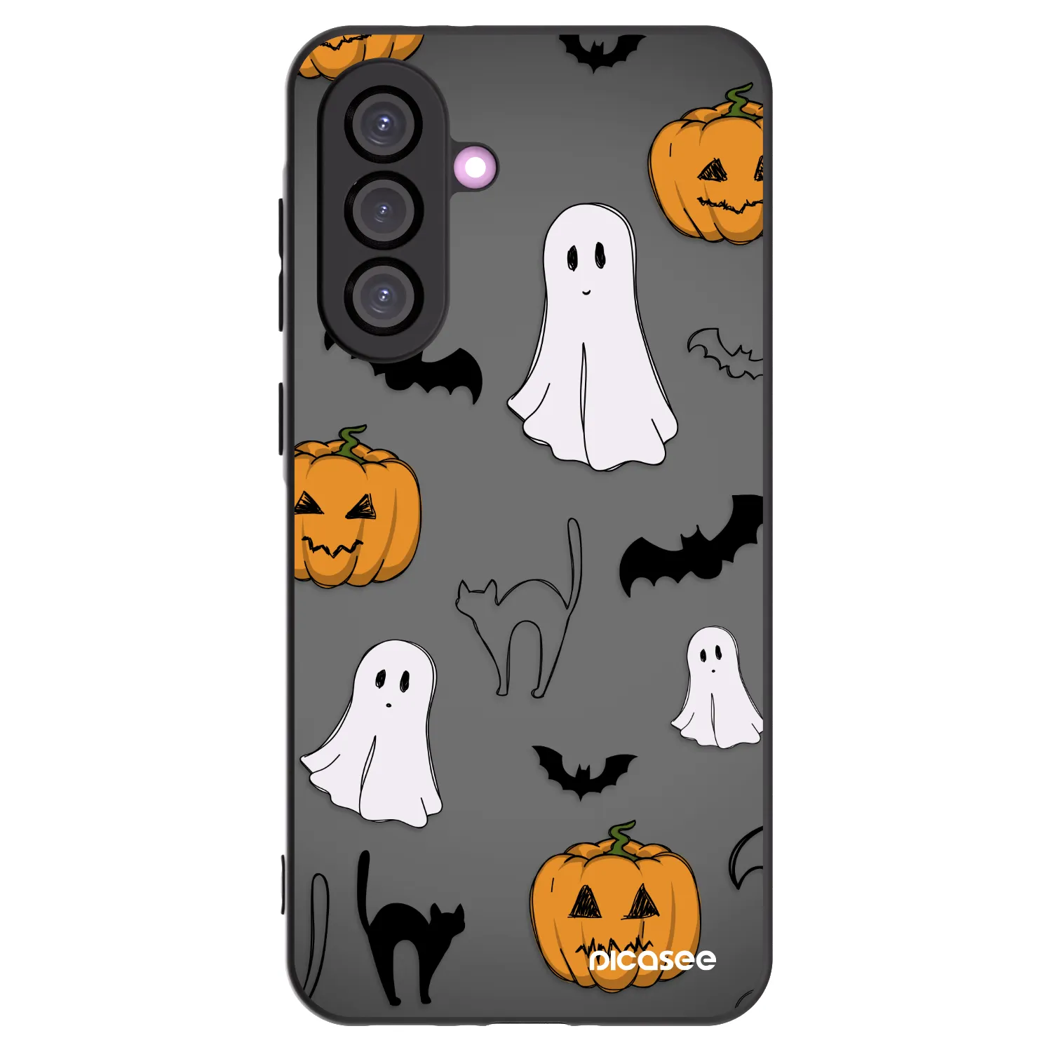 Picasee crna silikonska maskica za Samsung Galaxy A56 5G A566B - Spooky crew