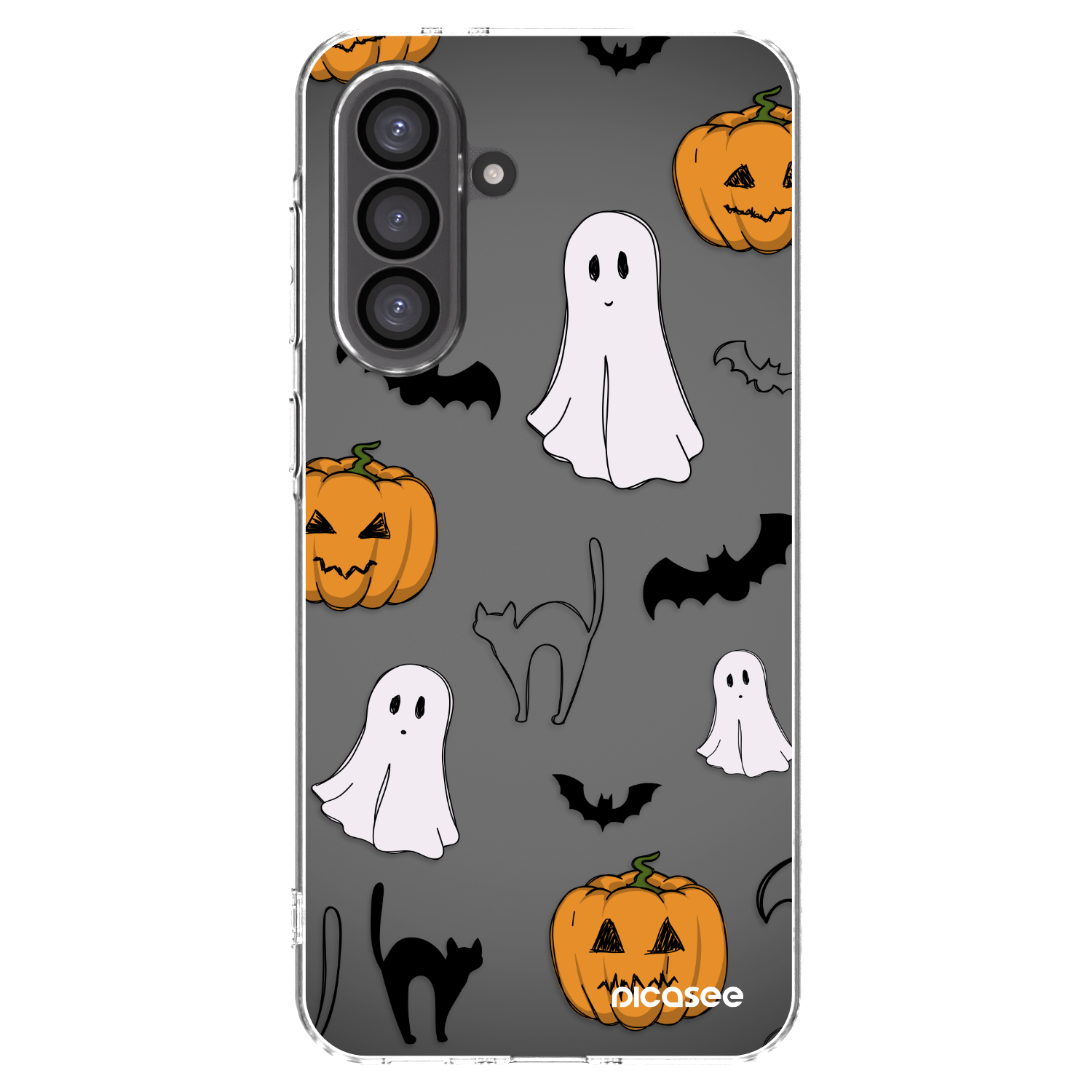 Picasee silikonska prozirna maskica za Samsung Galaxy A36 5G - Spooky crew