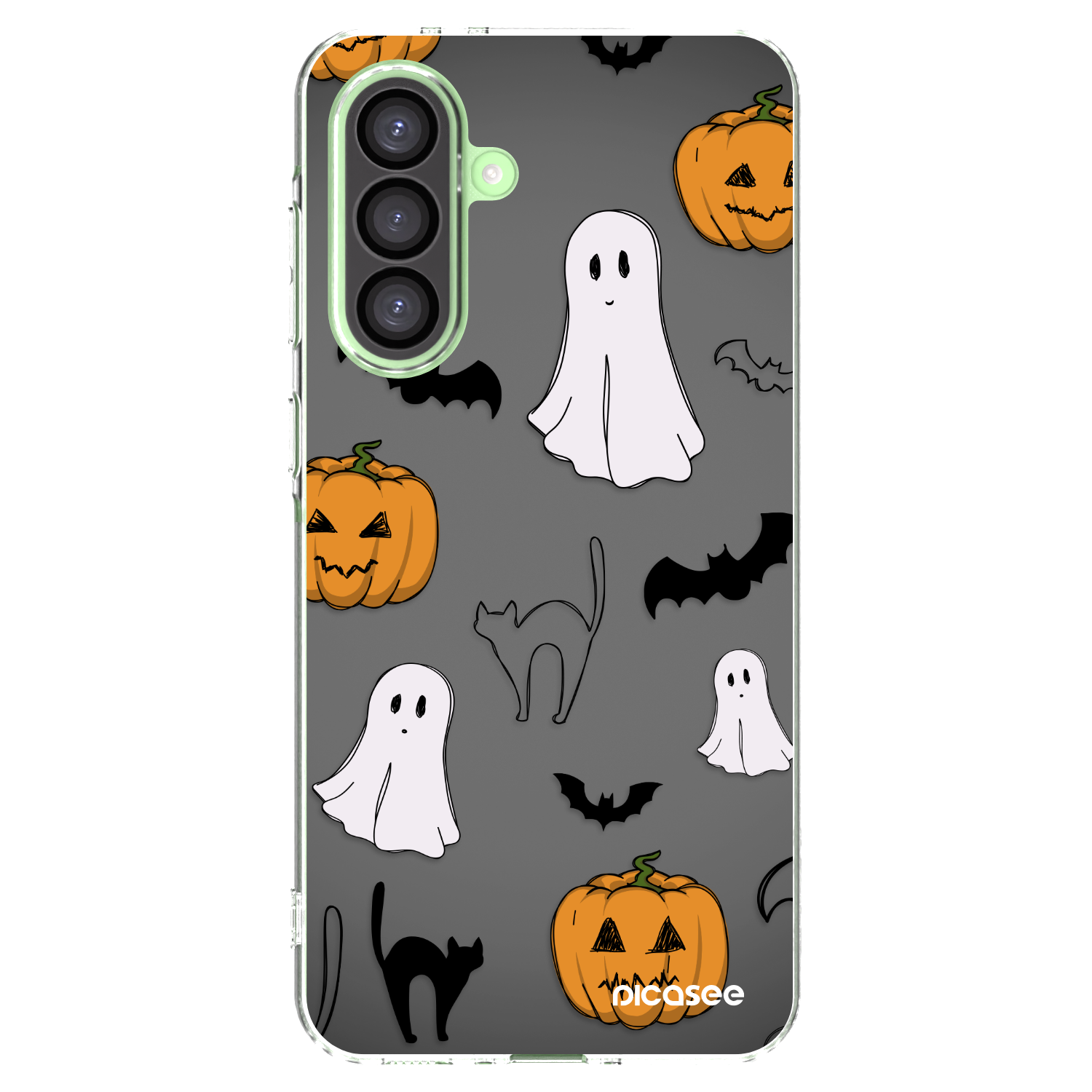 Picasee silikonska prozirna maskica za Samsung Galaxy A26 5G A266B - Spooky crew