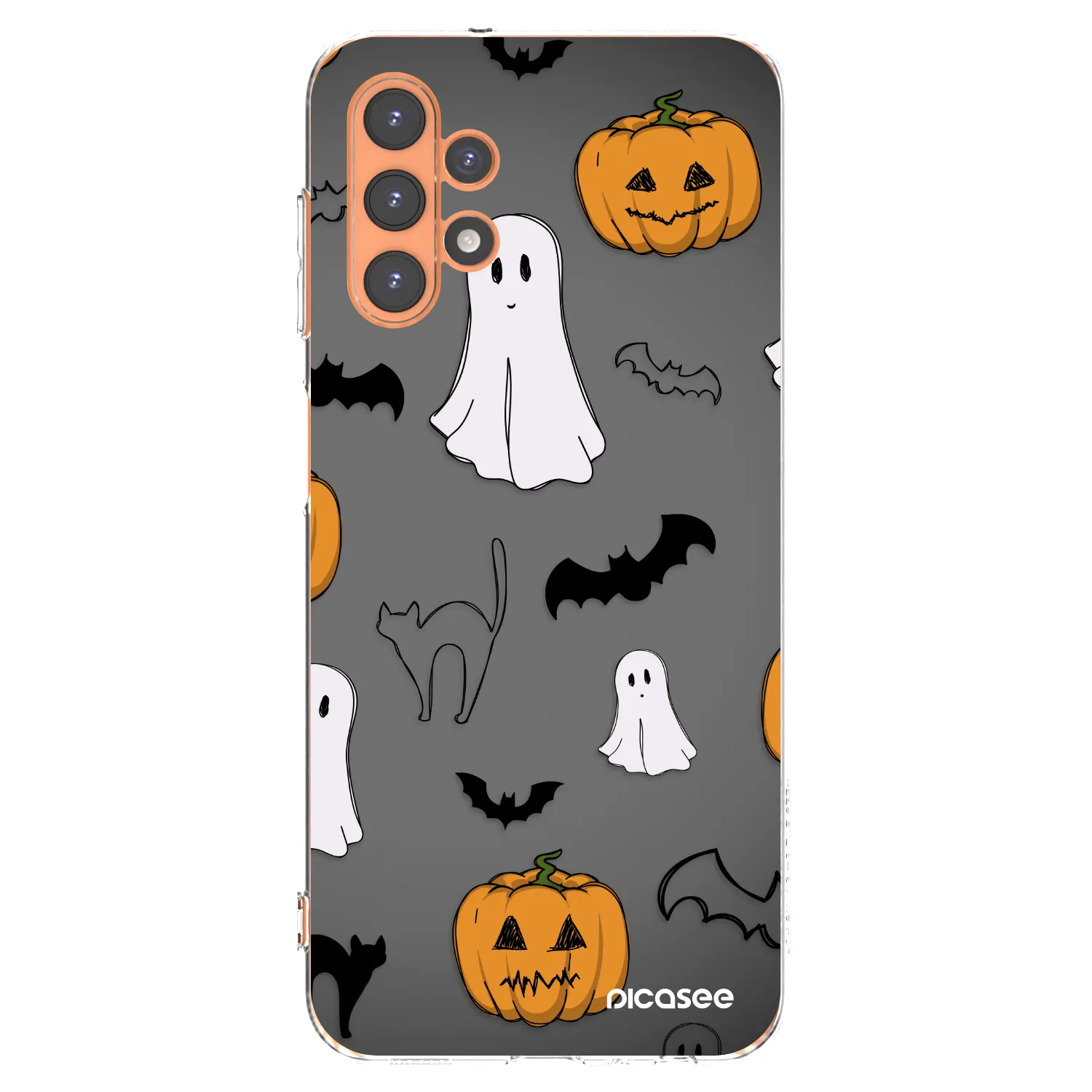 Picasee silikonska prozirna maskica za Samsung Galaxy A13 5G - Spooky crew