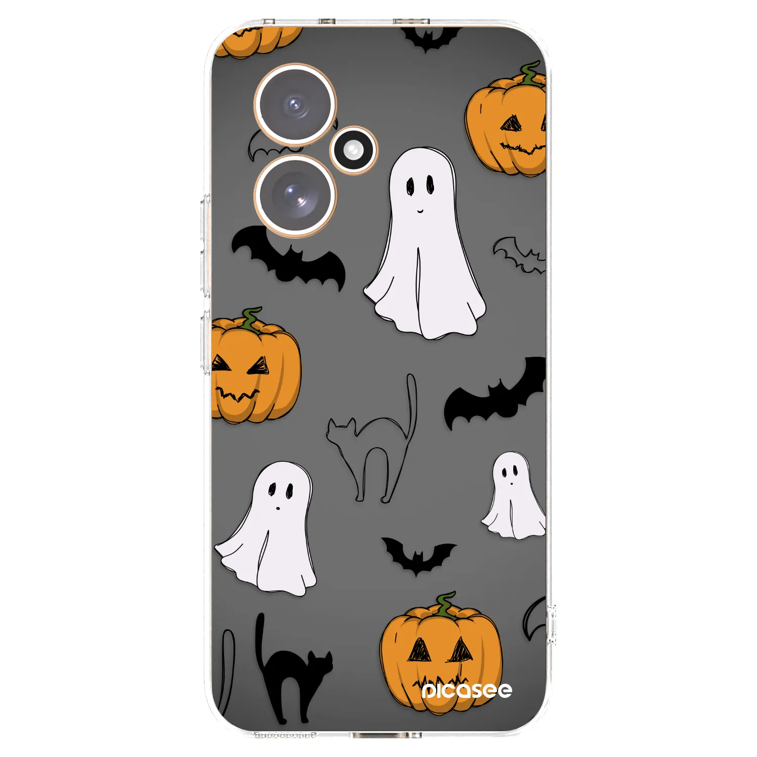 Picasee silikonska prozirna maskica za Honor 400 5G - Spooky crew