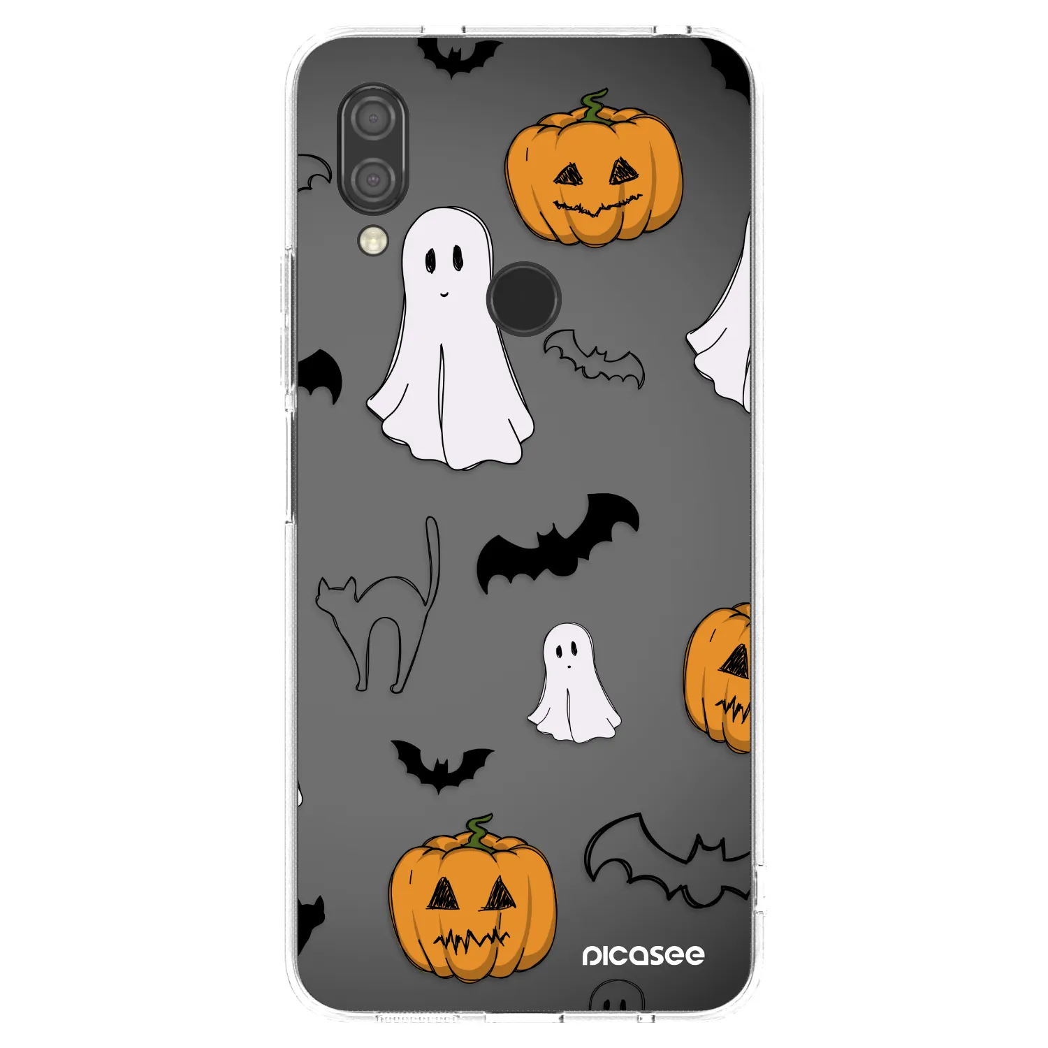 Picasee silikonska prozirna maskica za Xiaomi Redmi 7 - Spooky crew