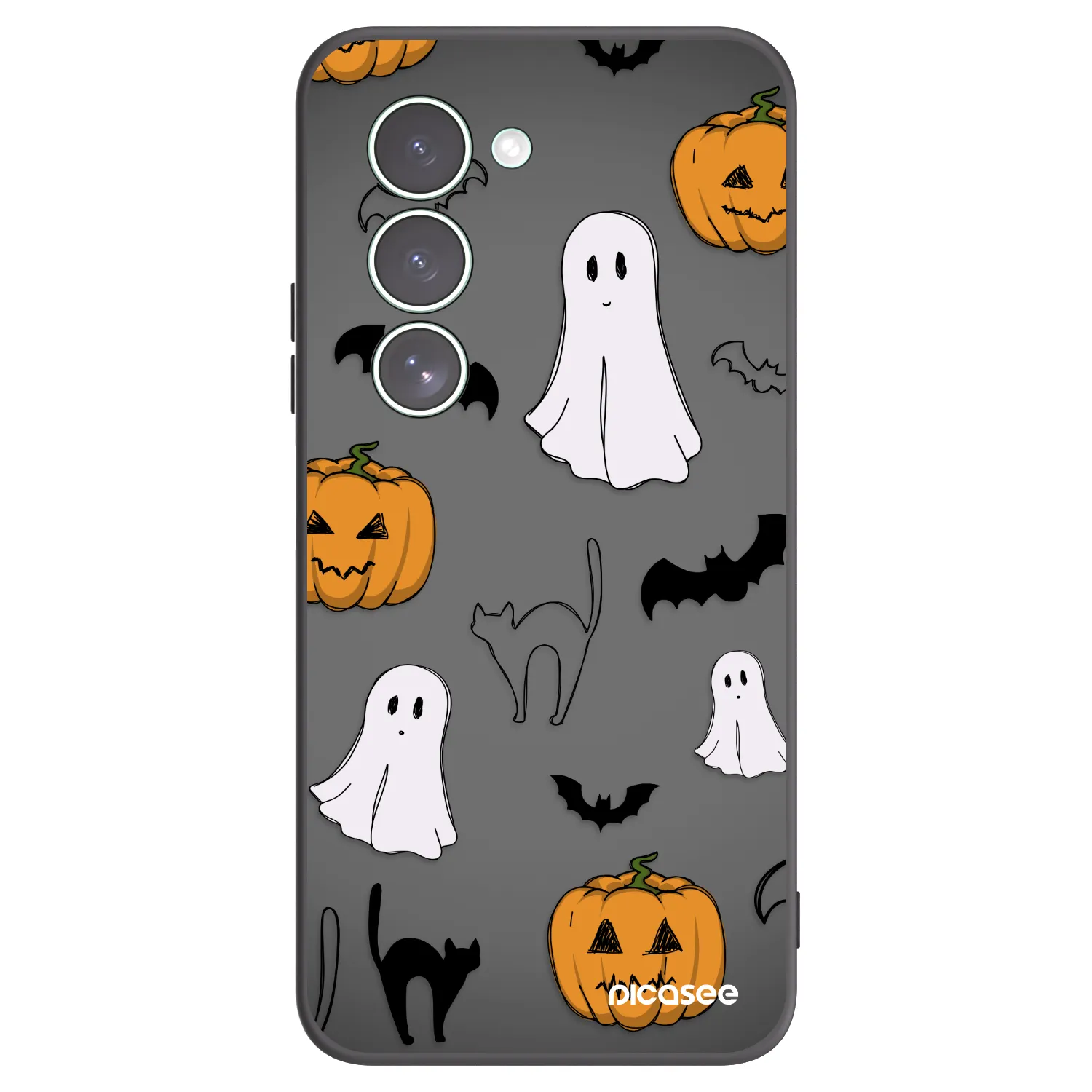 Picasee crna silikonska maskica za Xiaomi Redmi 15 5G - Spooky crew