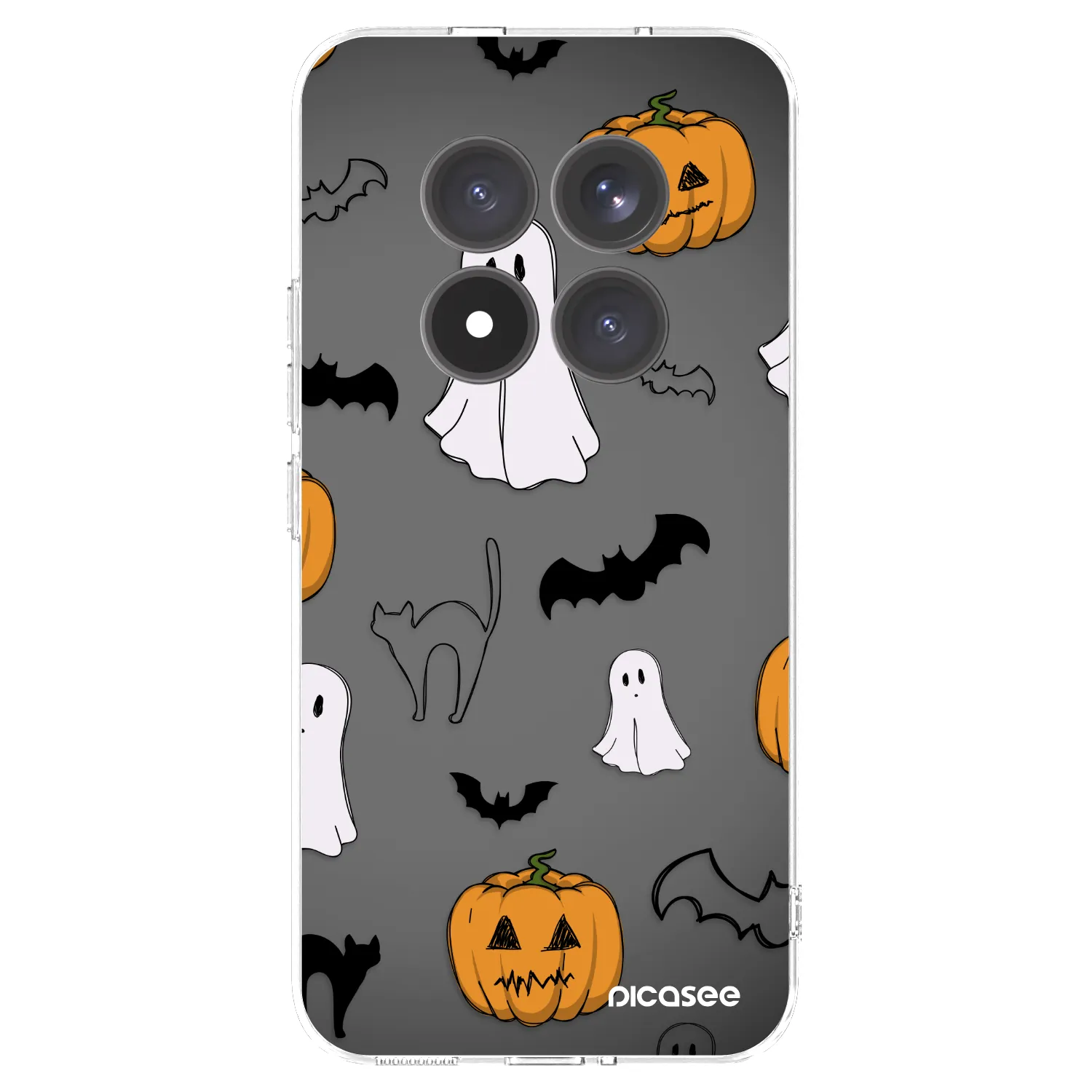 Picasee silikonska prozirna maskica za Xiaomi Redmi Note 15 Pro+ - Spooky crew