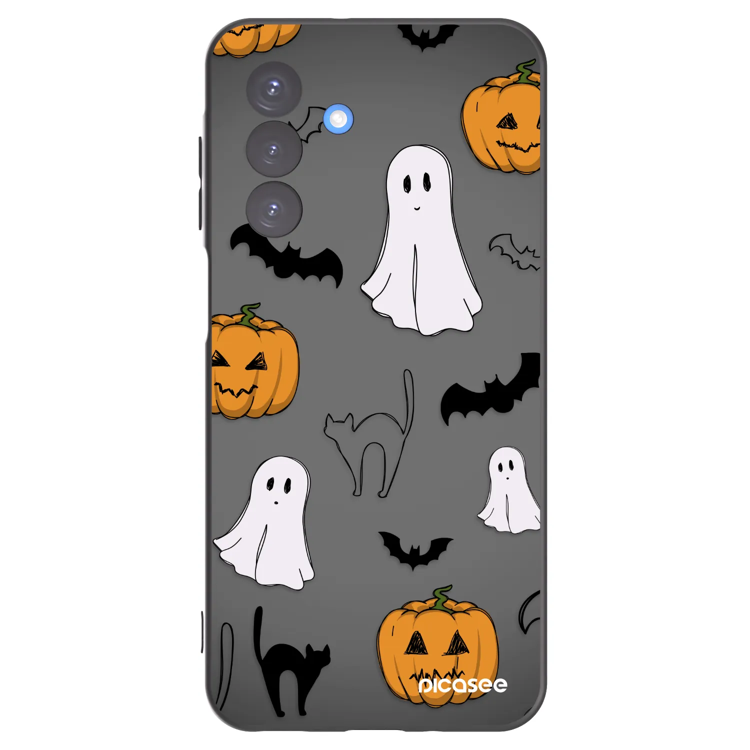 Picasee crna silikonska maskica za Samsung Galaxy A17 5G - Spooky crew