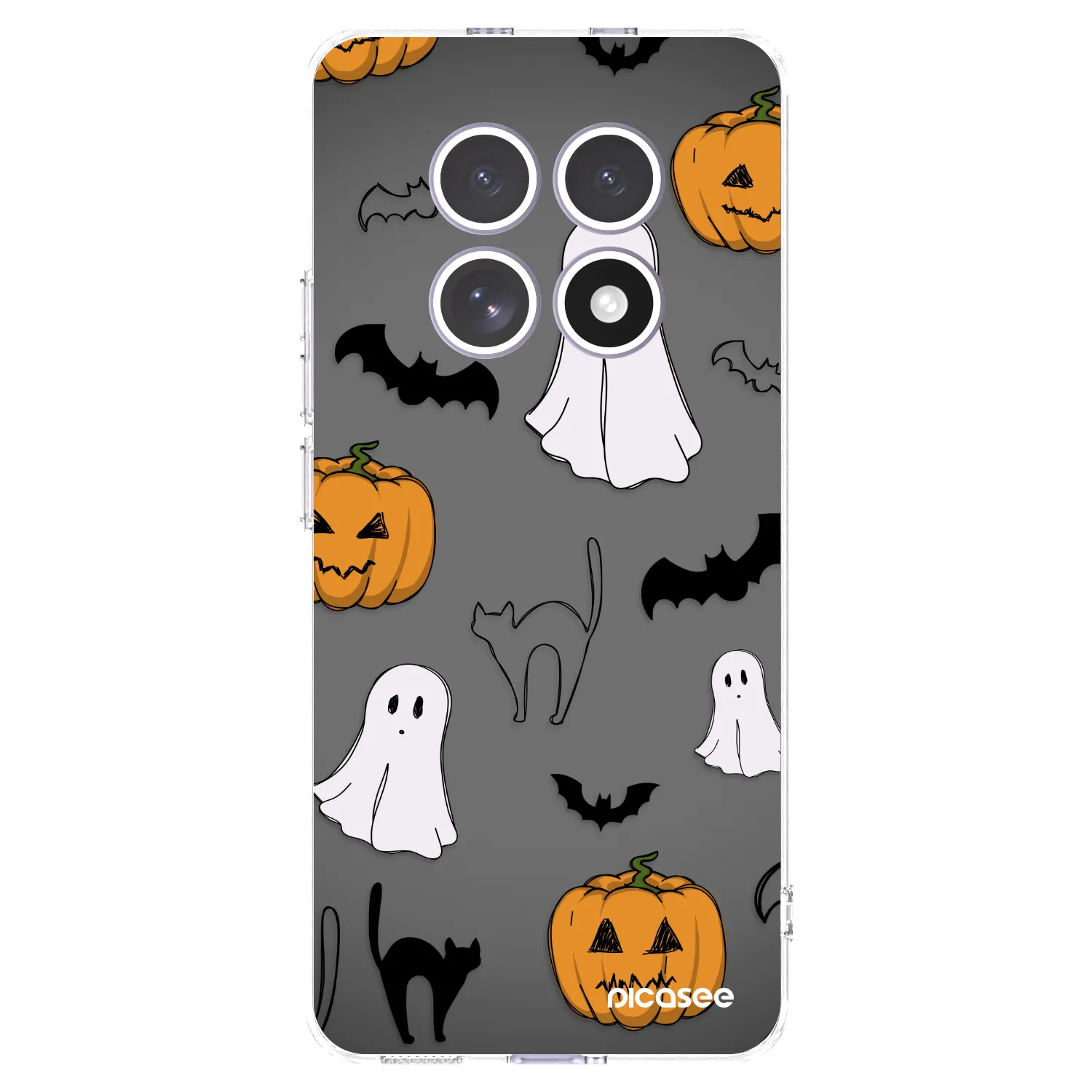 Picasee silikonska prozirna maskica za Xiaomi Redmi Note 15 4G - Spooky crew