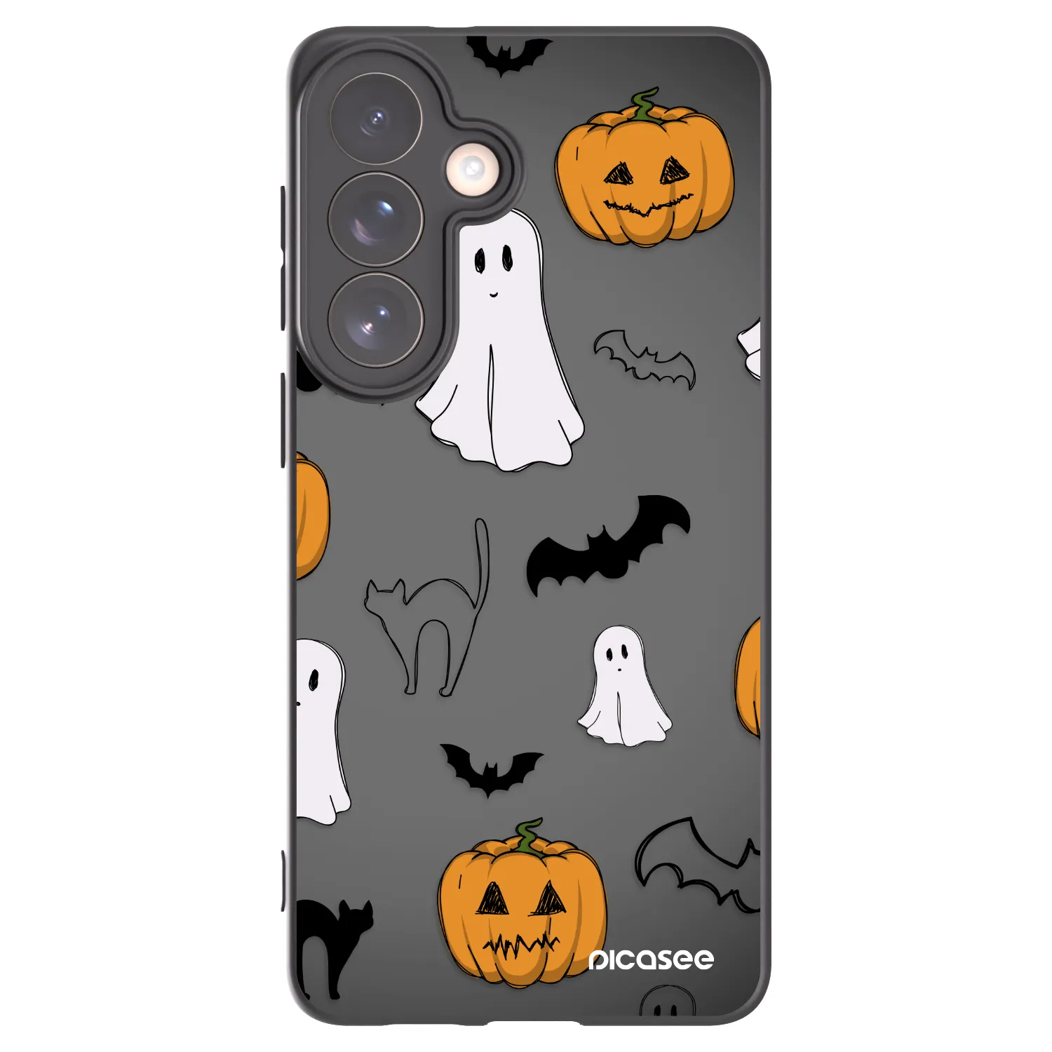 Picasee crna silikonska maskica za Samsung Galaxy S26+ - Spooky crew