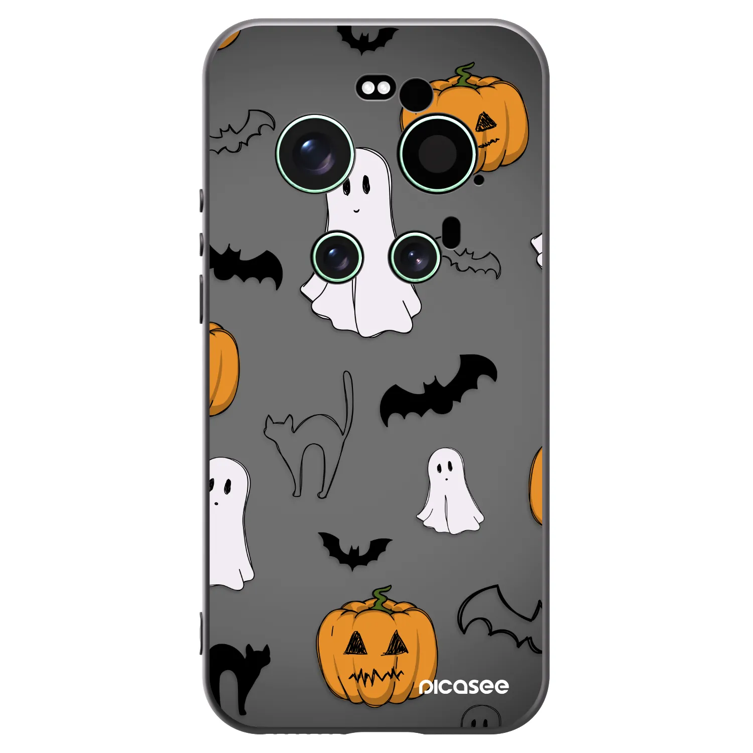 Picasee crna silikonska maskica za Xiaomi 17 Ultra - Spooky crew
