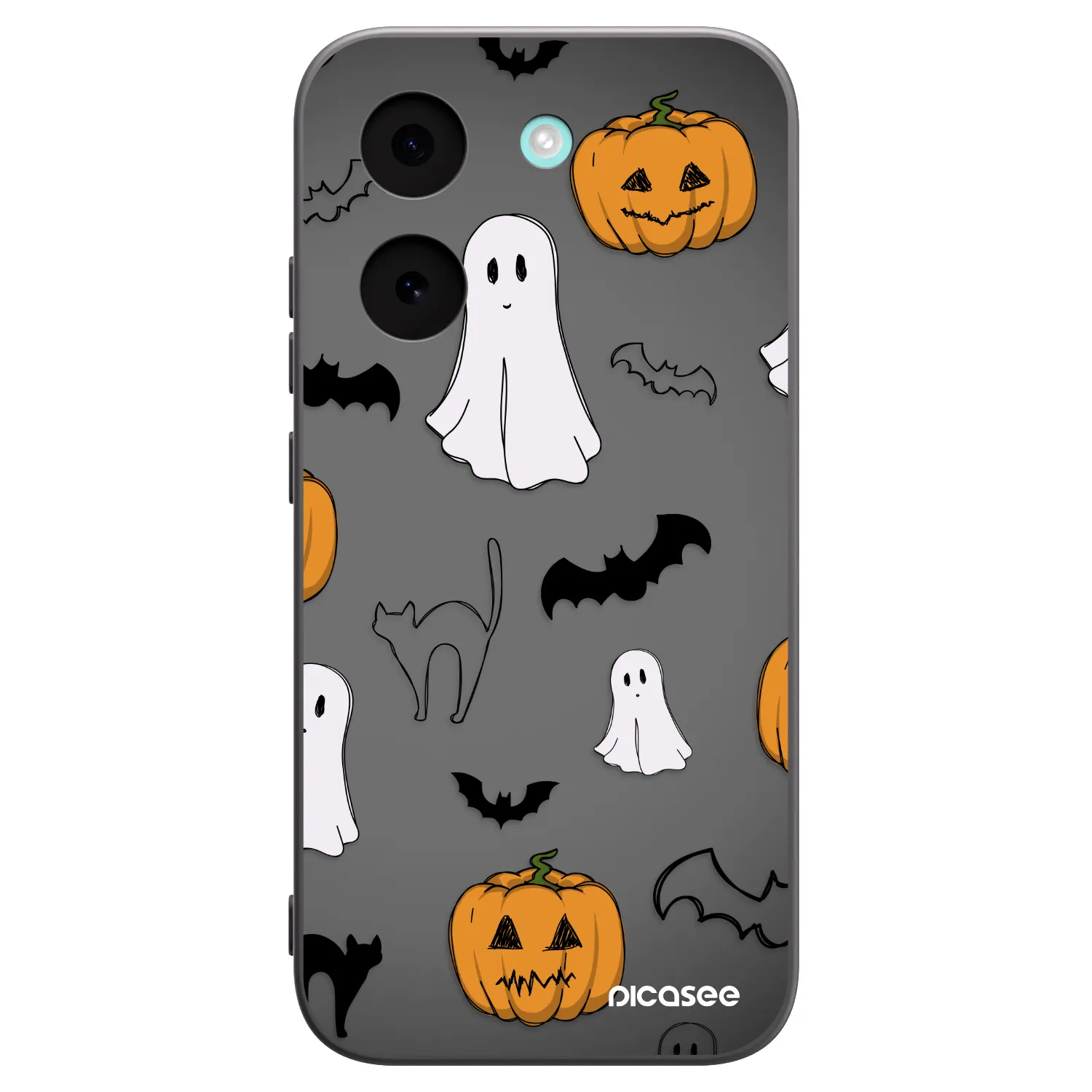 Picasee crna silikonska maskica za Xiaomi Poco X8 Pro - Spooky crew