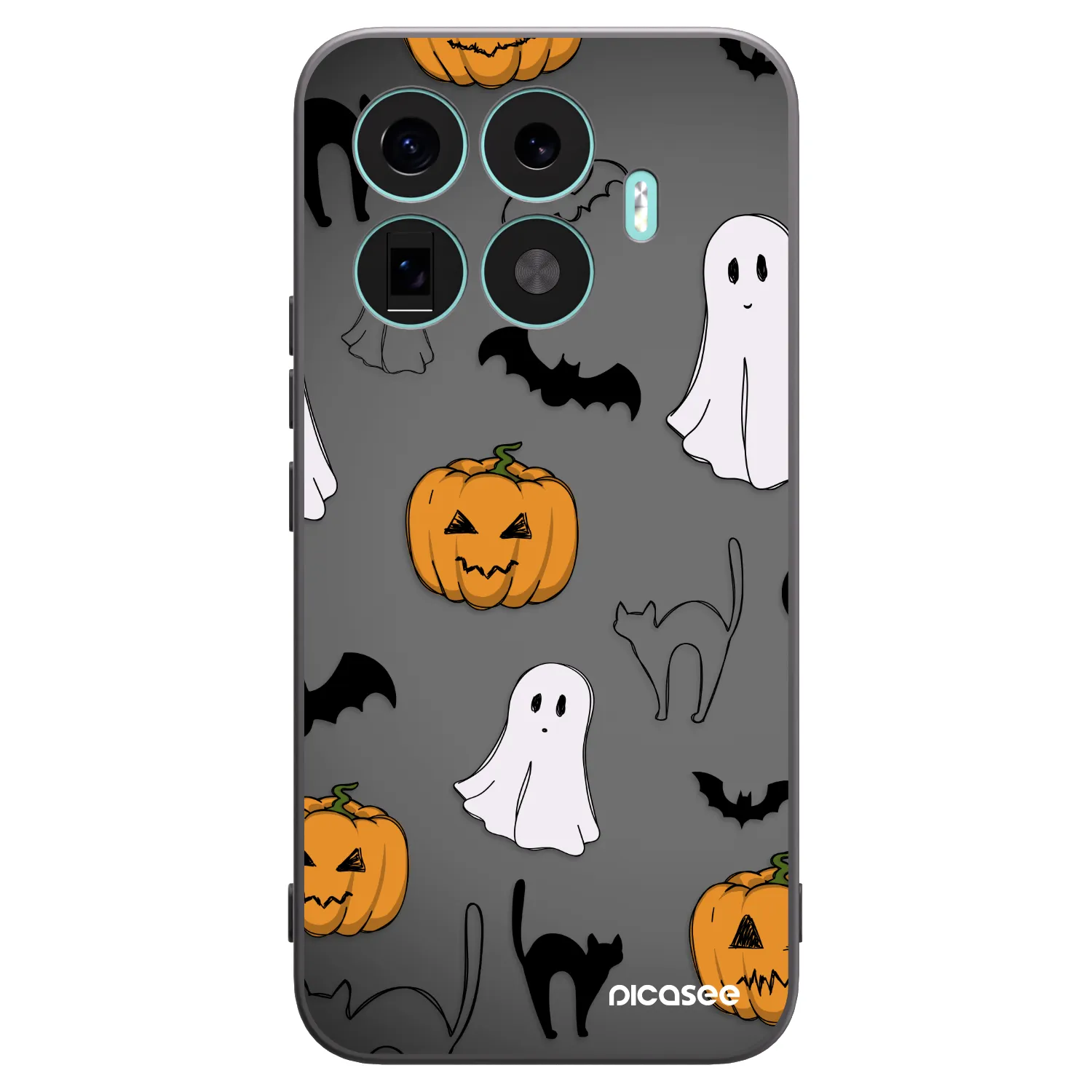 Picasee crna silikonska maskica za Xiaomi 17T Pro - Spooky crew