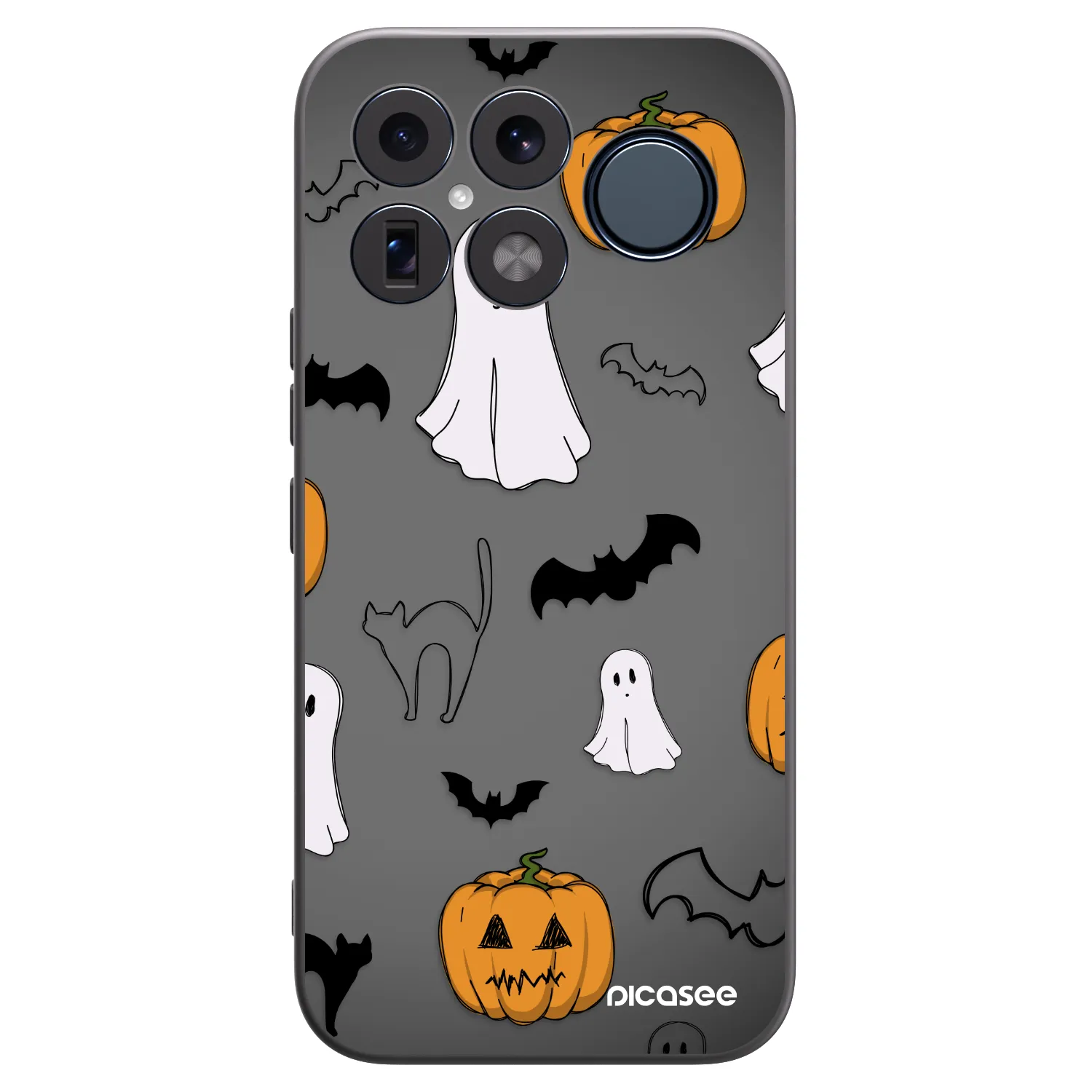 Picasee crna silikonska maskica za Xiaomi Poco F8 Ultra - Spooky crew